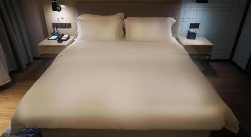 Bed in Echarm Hotel Zhuzhou Liling
