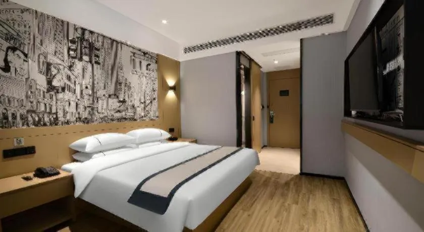 Bed in City Comfort Inn Yichang Sanxia Airport