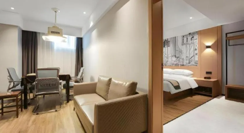 Bed in City Comfort Inn Yichang Sanxia Airport