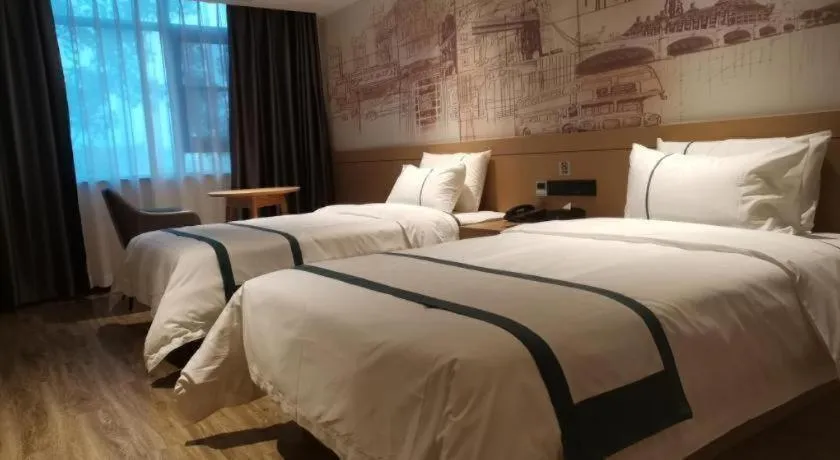 Bed in City Comfort Inn Nanyang Nanshi Hospital