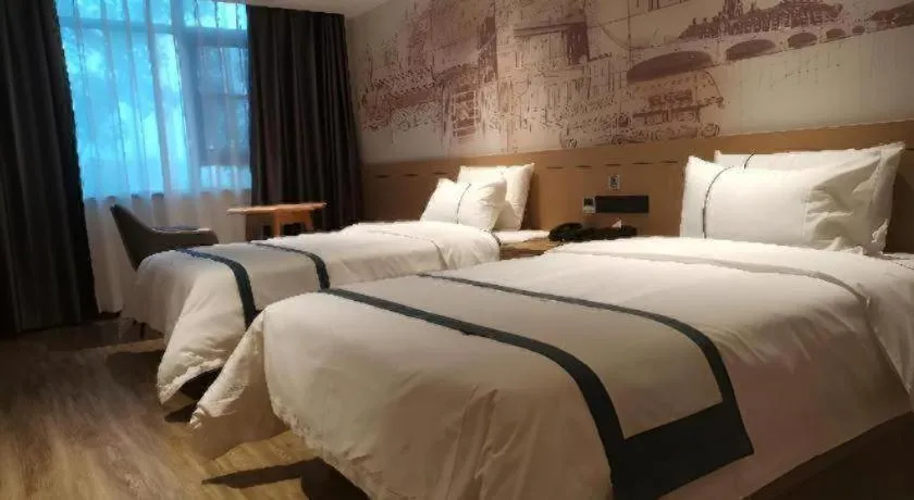 Bed in City Comfort Inn Nanyang Nanshi Hospital