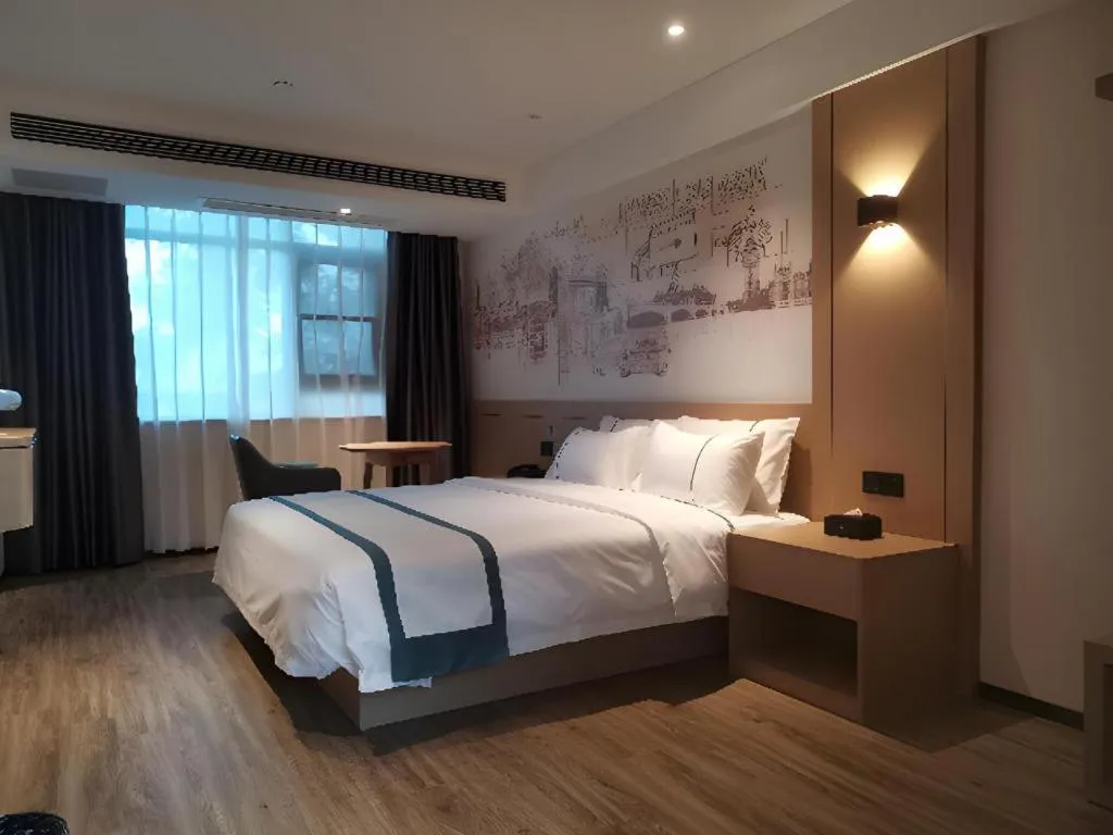 Bed in City Comfort Inn Nanyang Nanshi Hospital