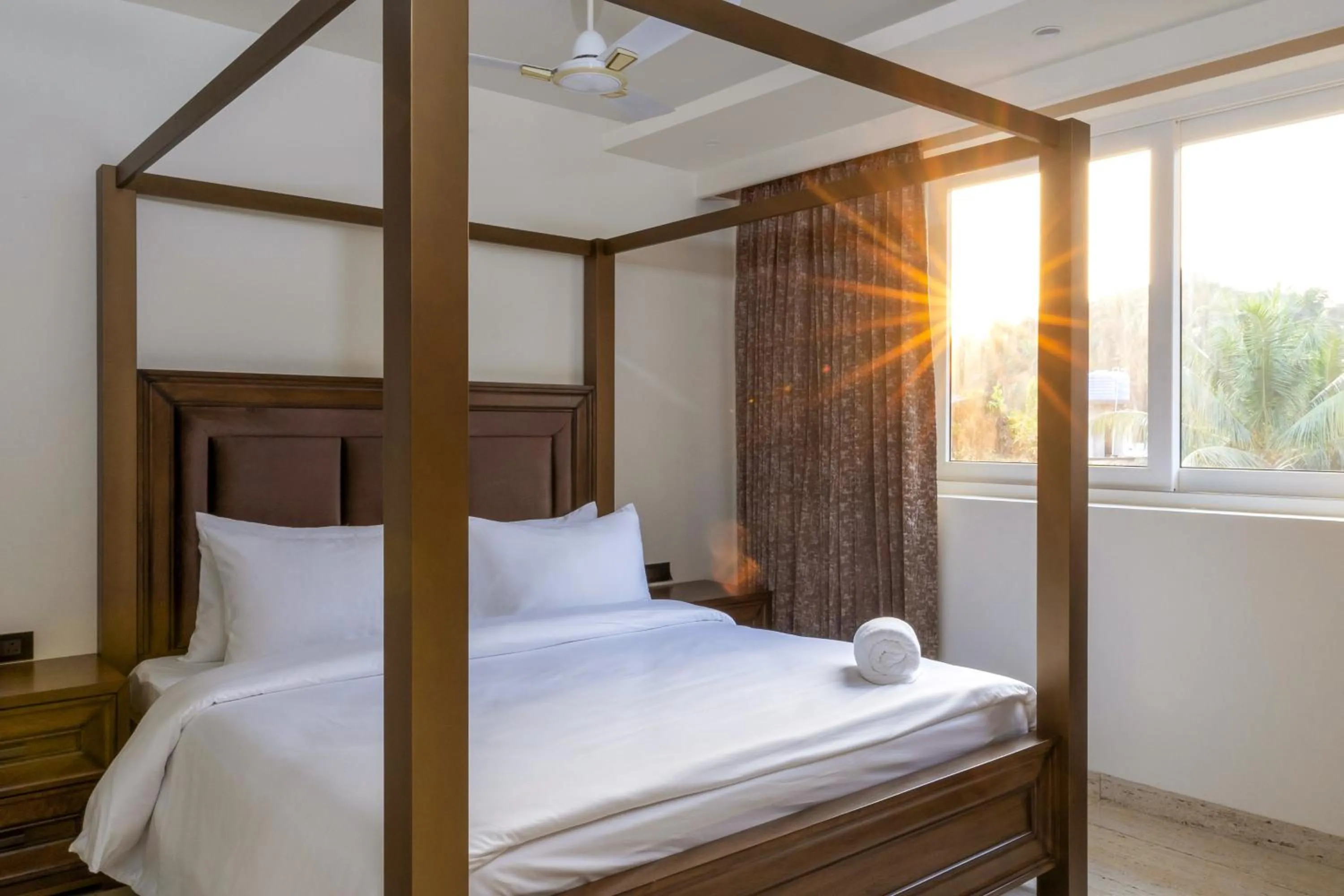 Bed in The Tanisi Resorts & Pool Villas, Candolim