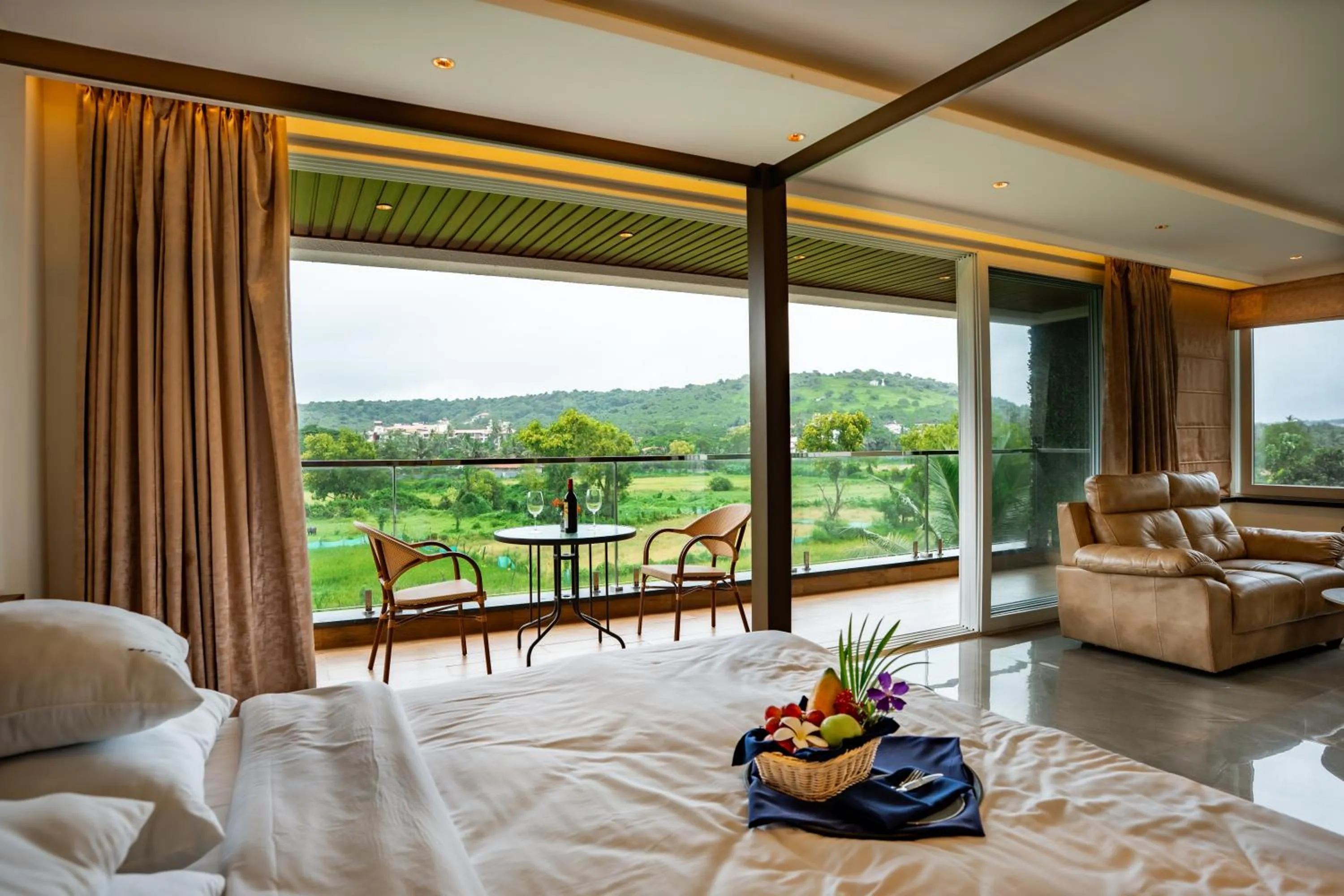 Bed in The Tanisi Resorts & Pool Villas, Candolim