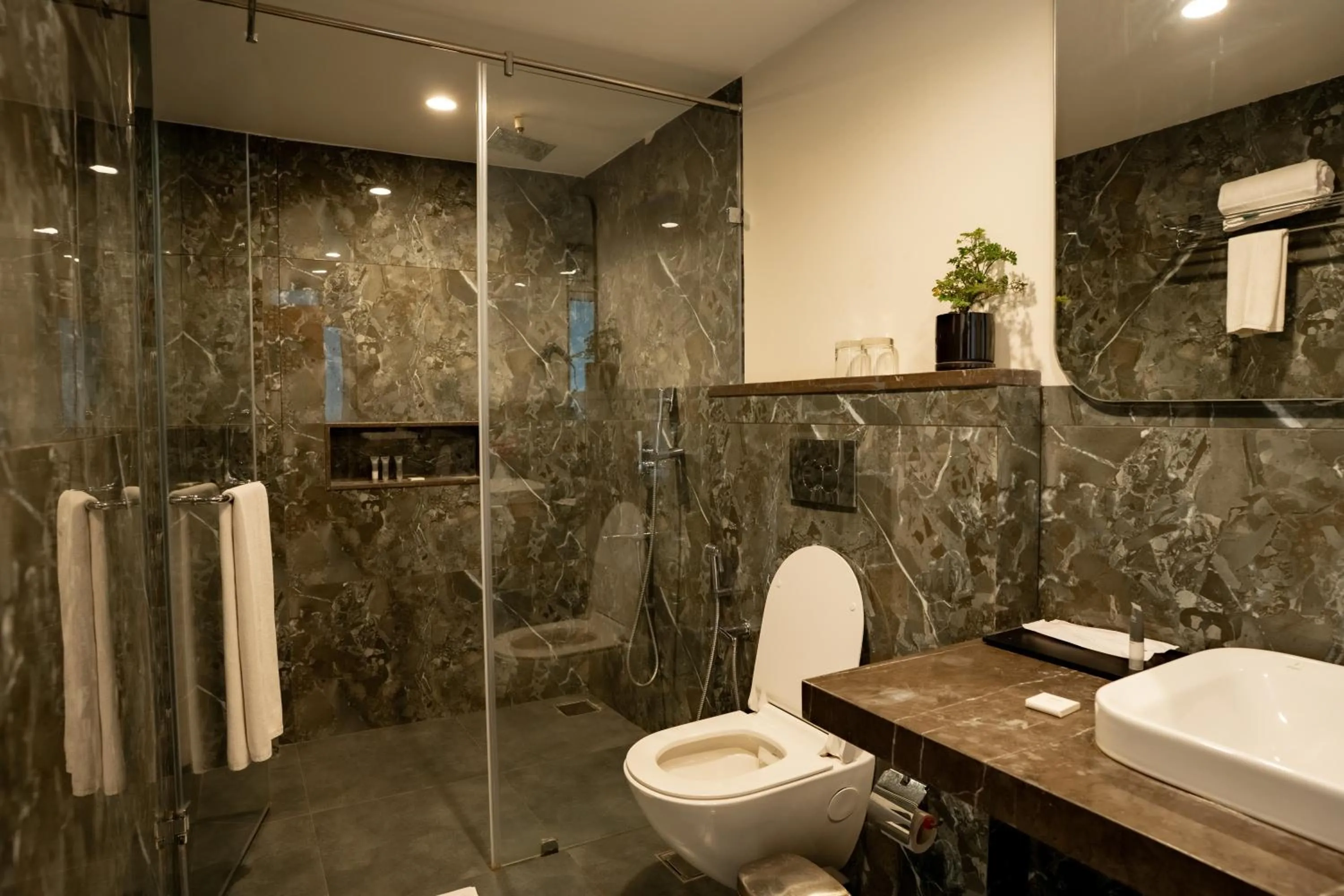 Bathroom in The Tanisi Resorts & Pool Villas, Candolim