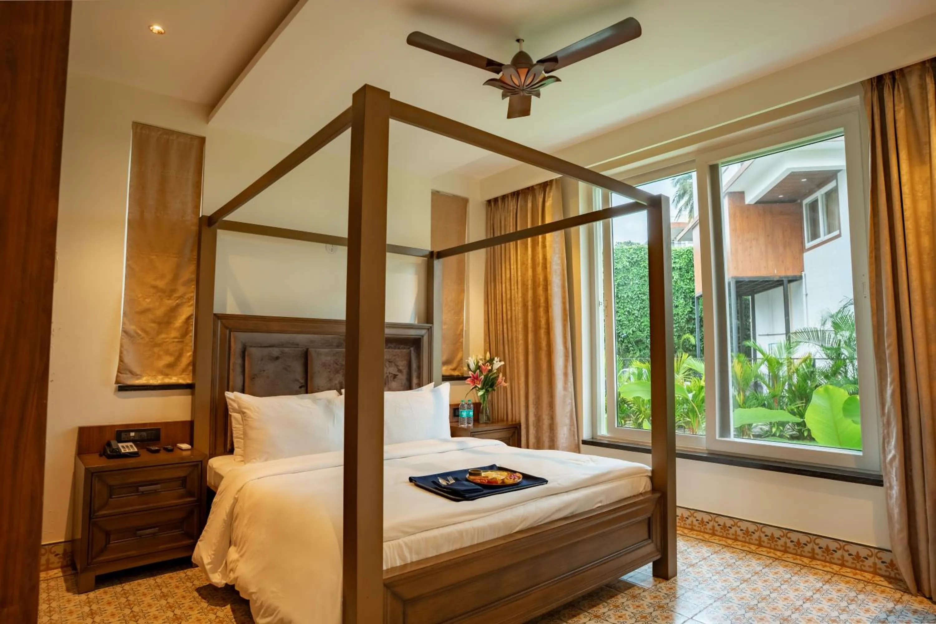 Bed in The Tanisi Resorts & Pool Villas, Candolim