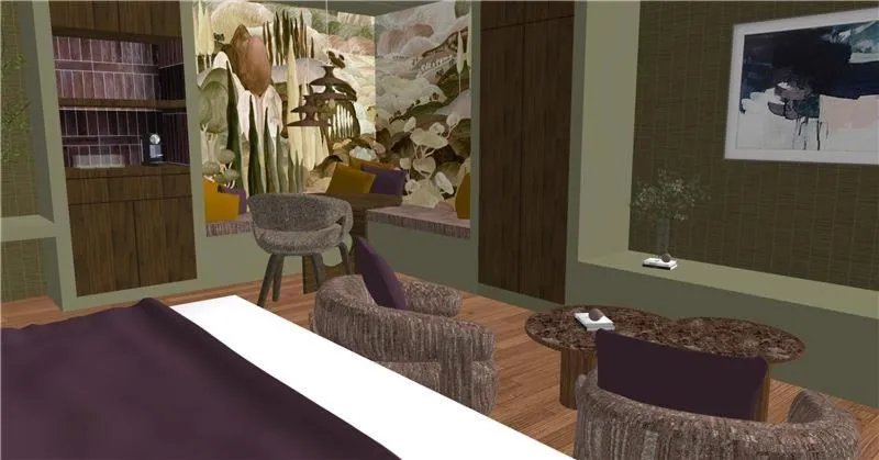 Seating area in Van der Valk hotel Veenendaal