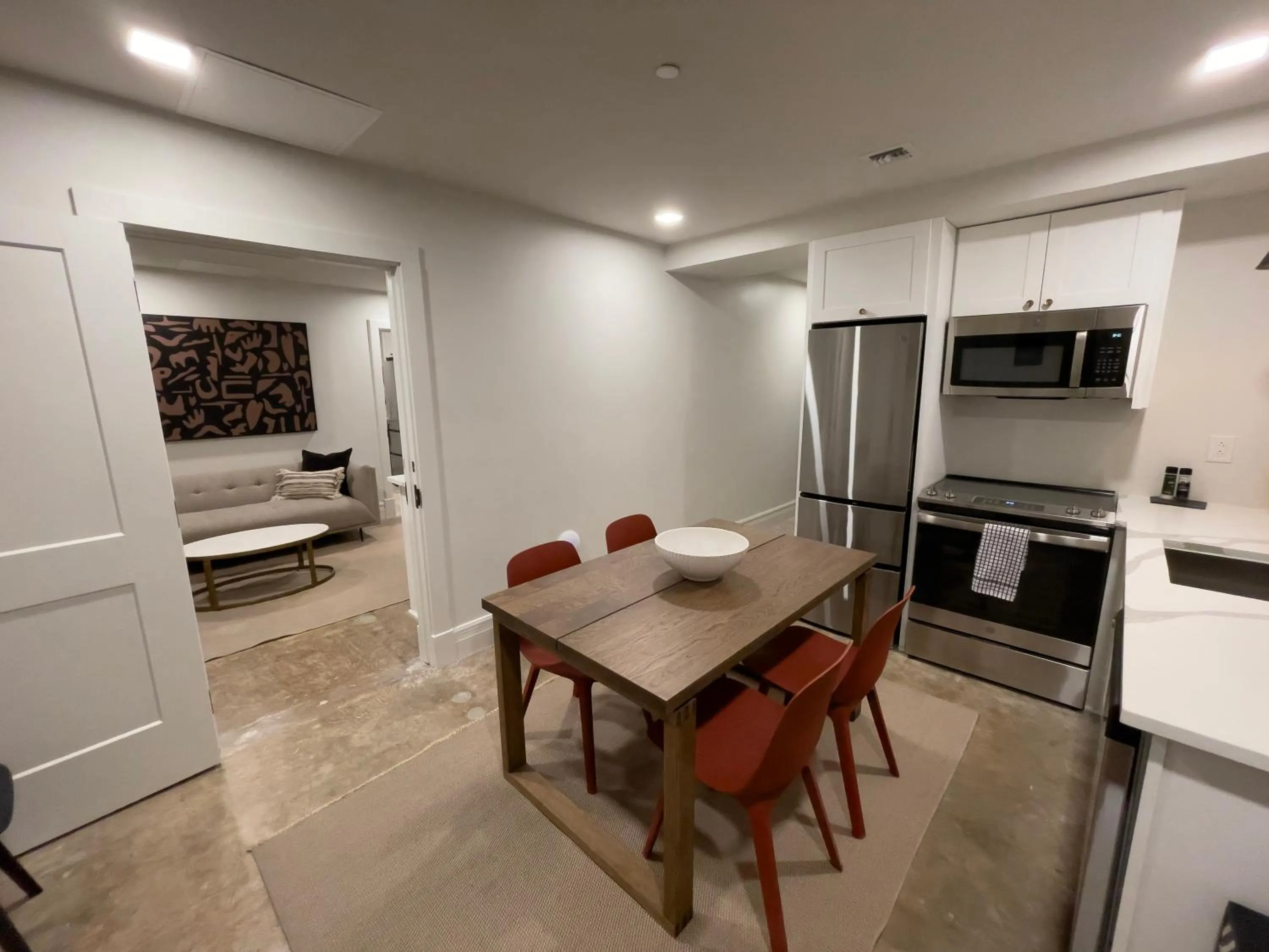 Dining area in La Luz