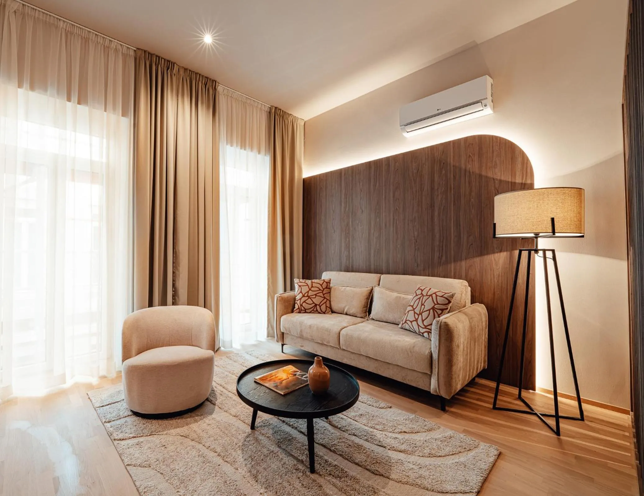 Living room in House of Ble