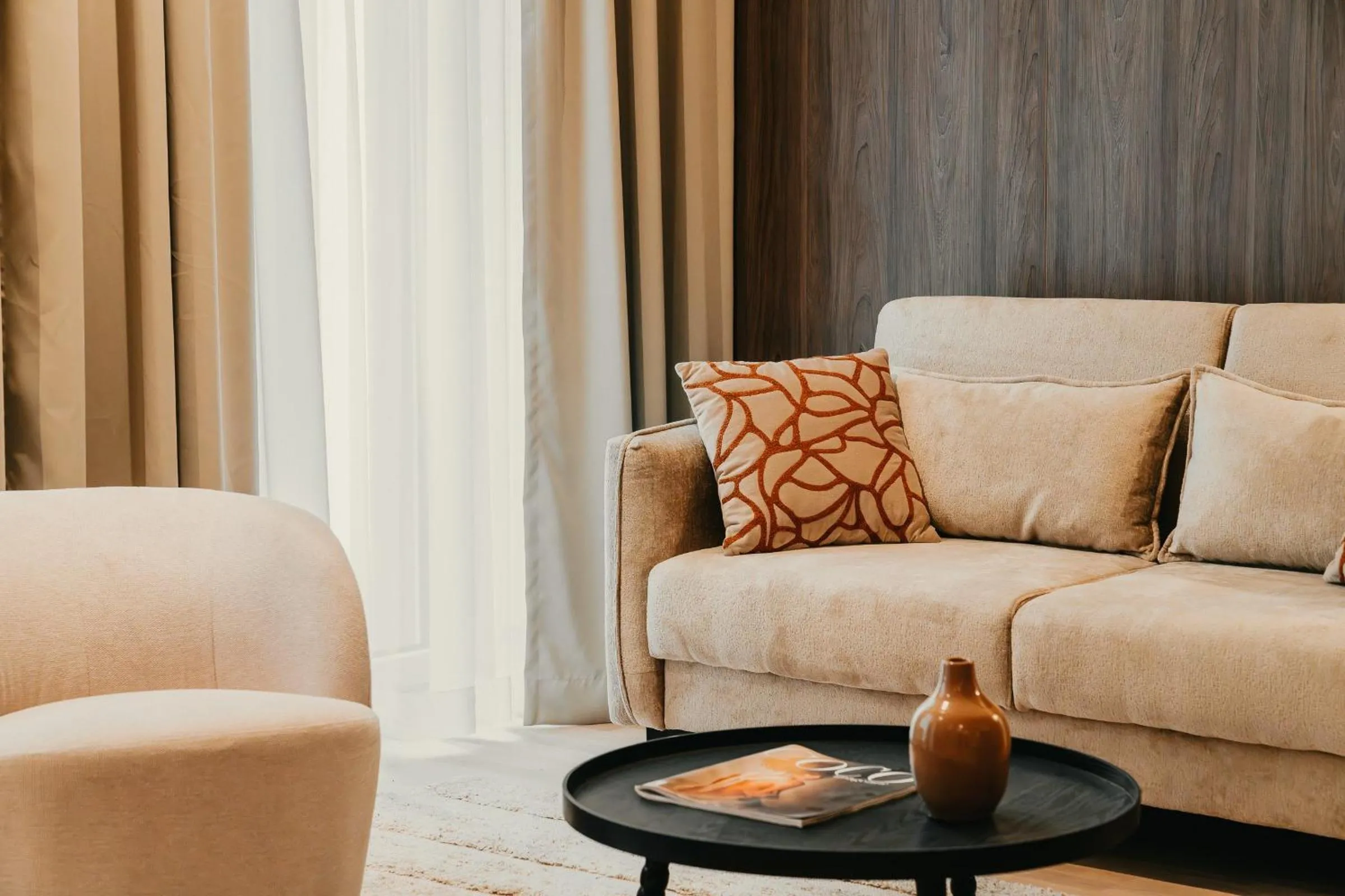 Living room in House of Ble