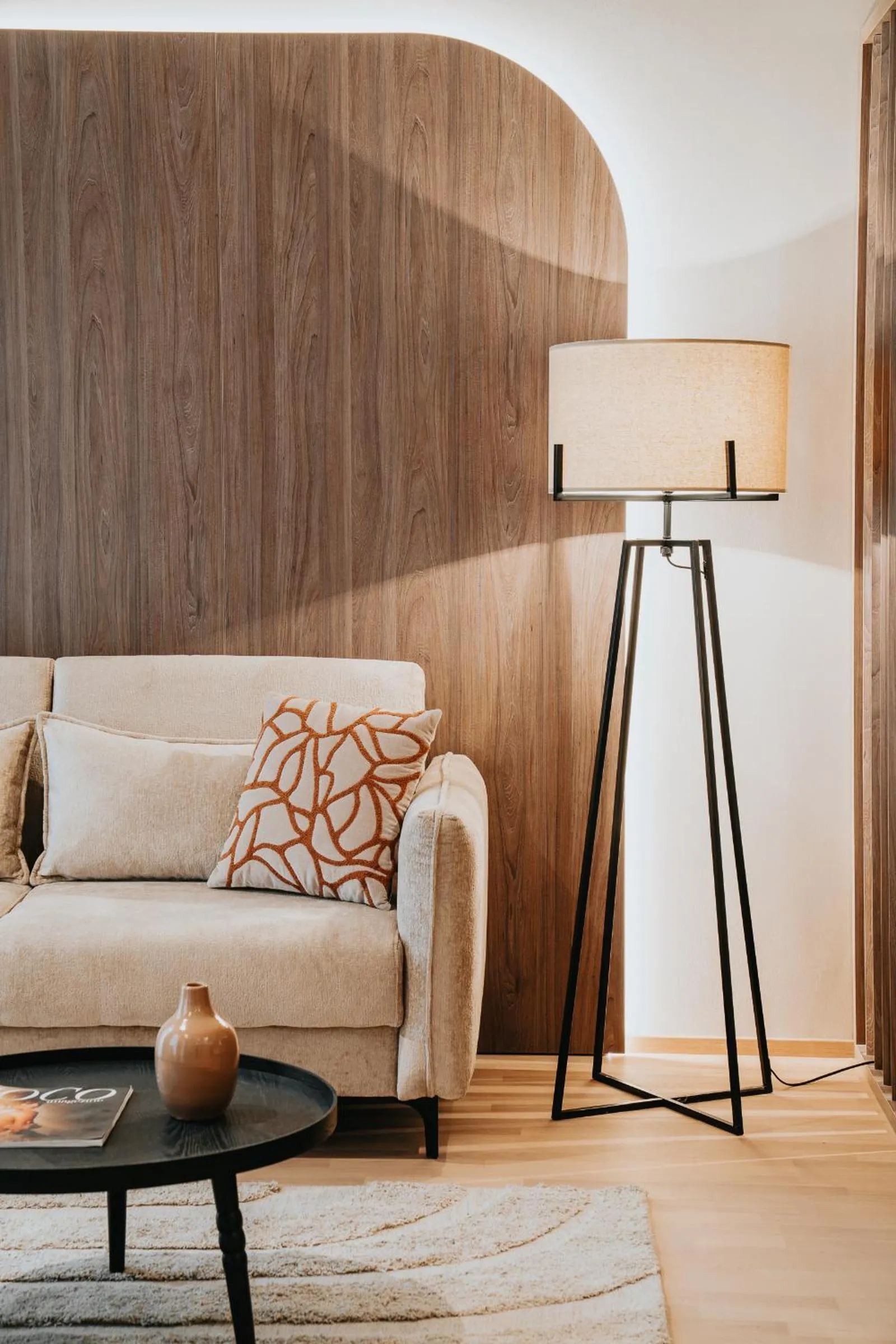 Seating area in House of Ble
