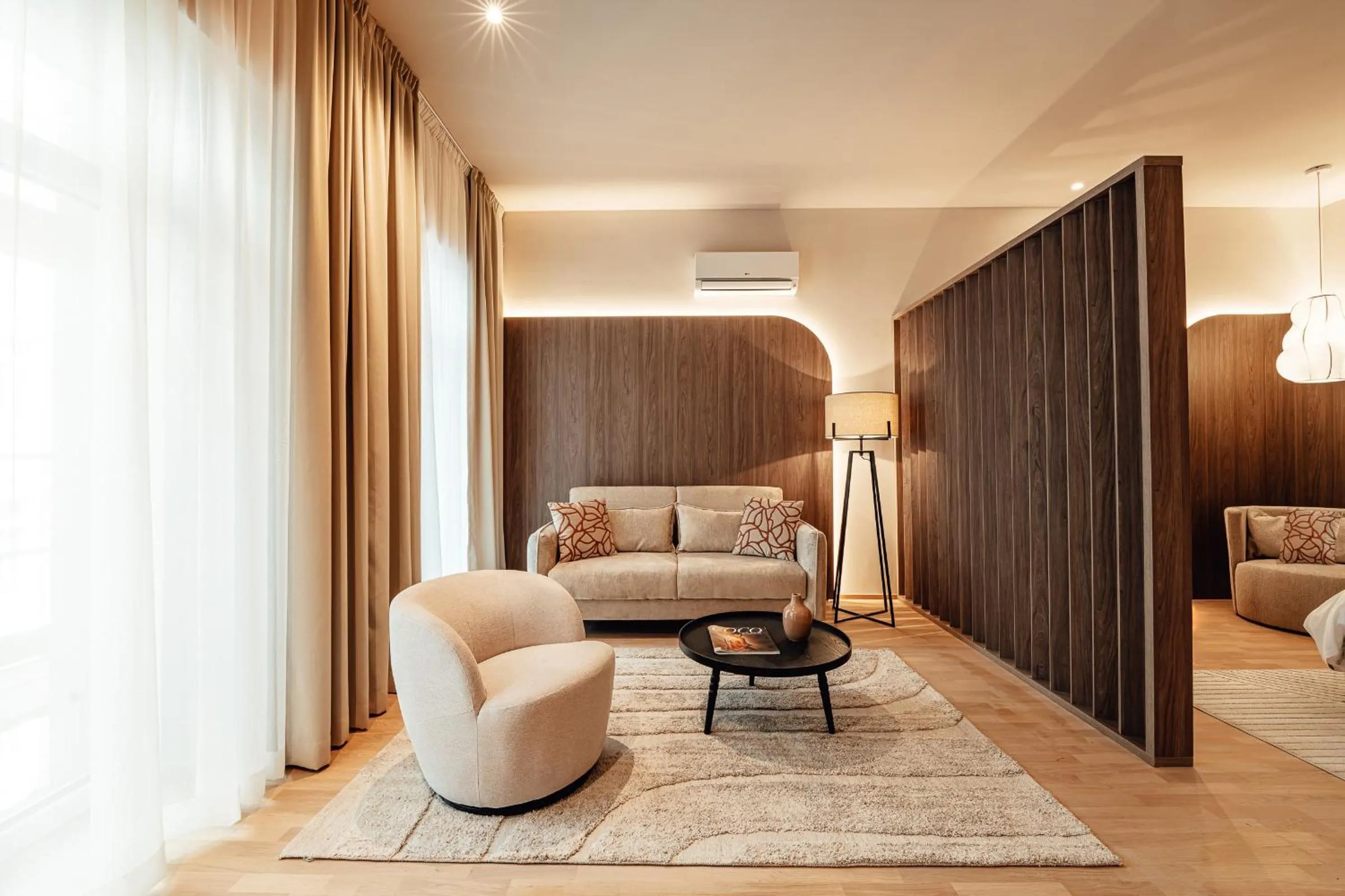 Living room in House of Ble
