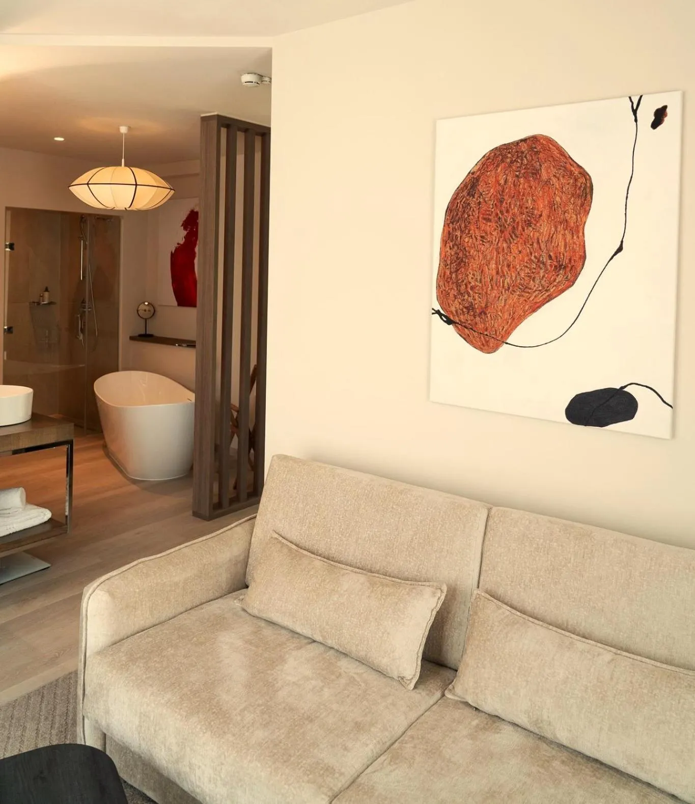 Seating area in House of Ble