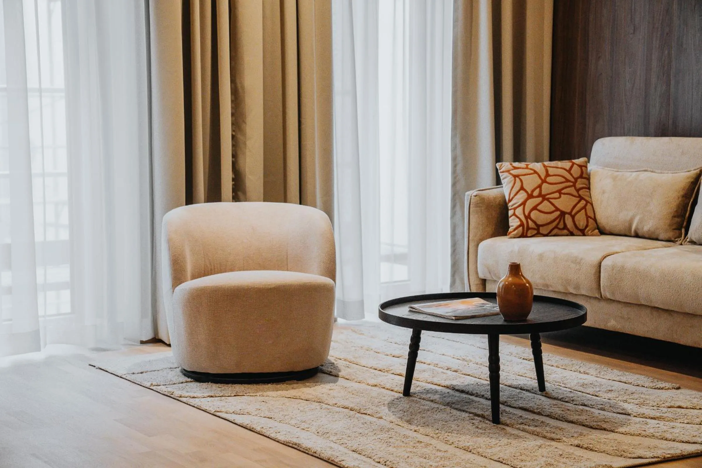 Living room in House of Ble