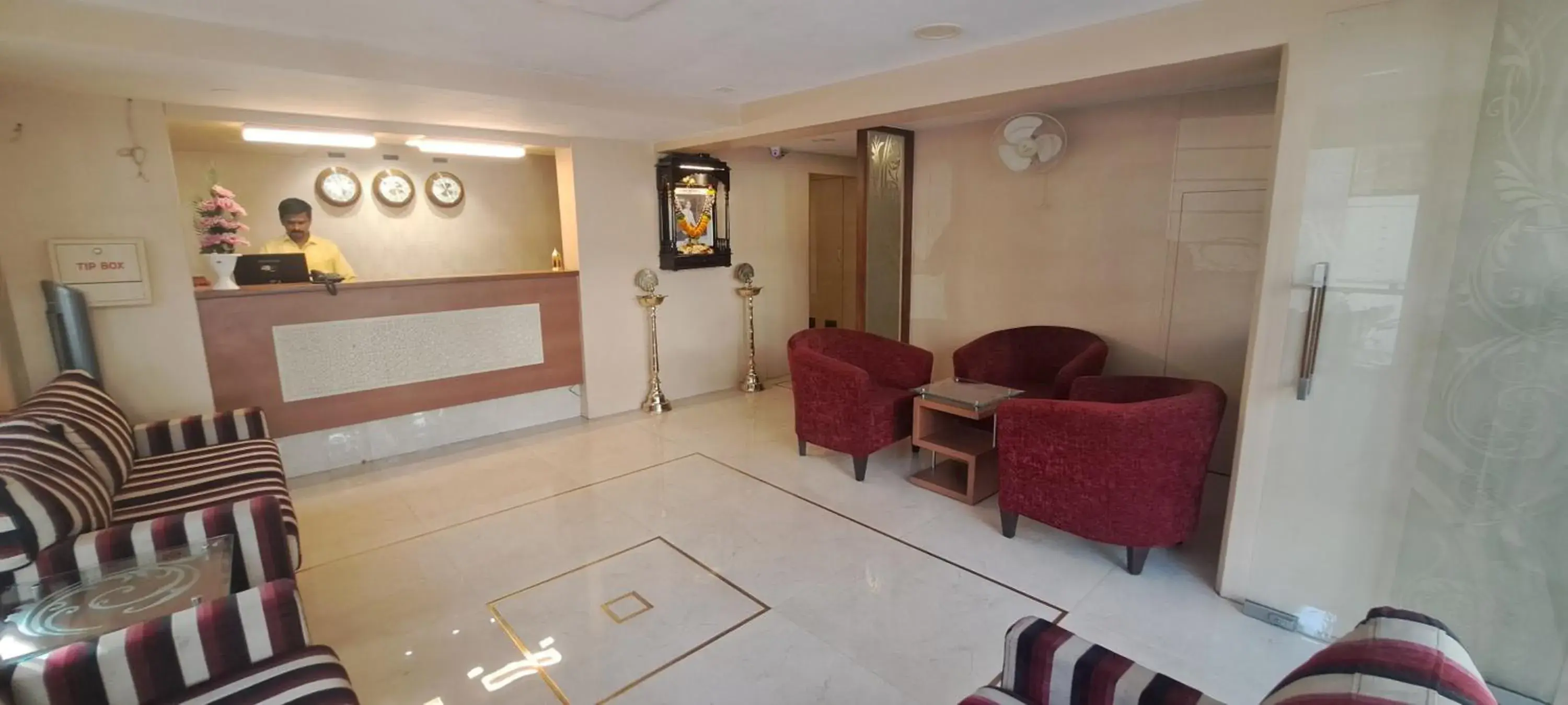 Lobby or reception in Hotel Swaroop Lobby or reception in Hotel Swaroop