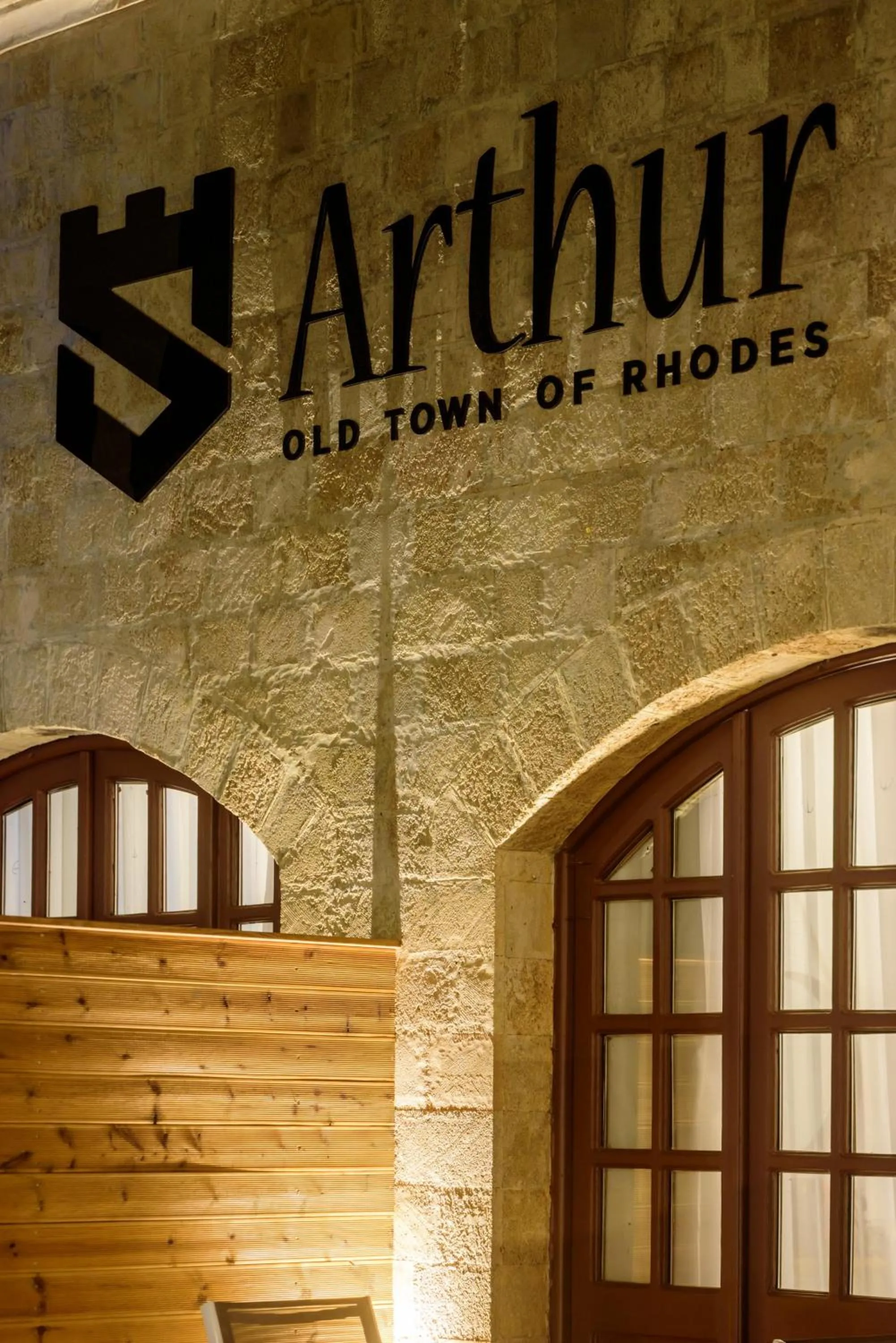 Property logo or sign in Arthur Suites in Old Town