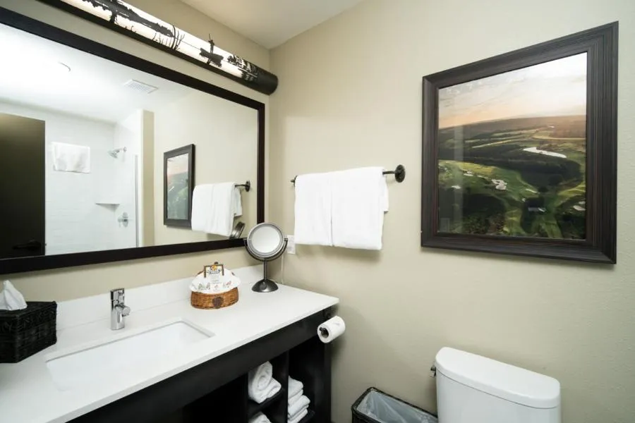Bathroom in Bass Pro Shops Angler's Lodge