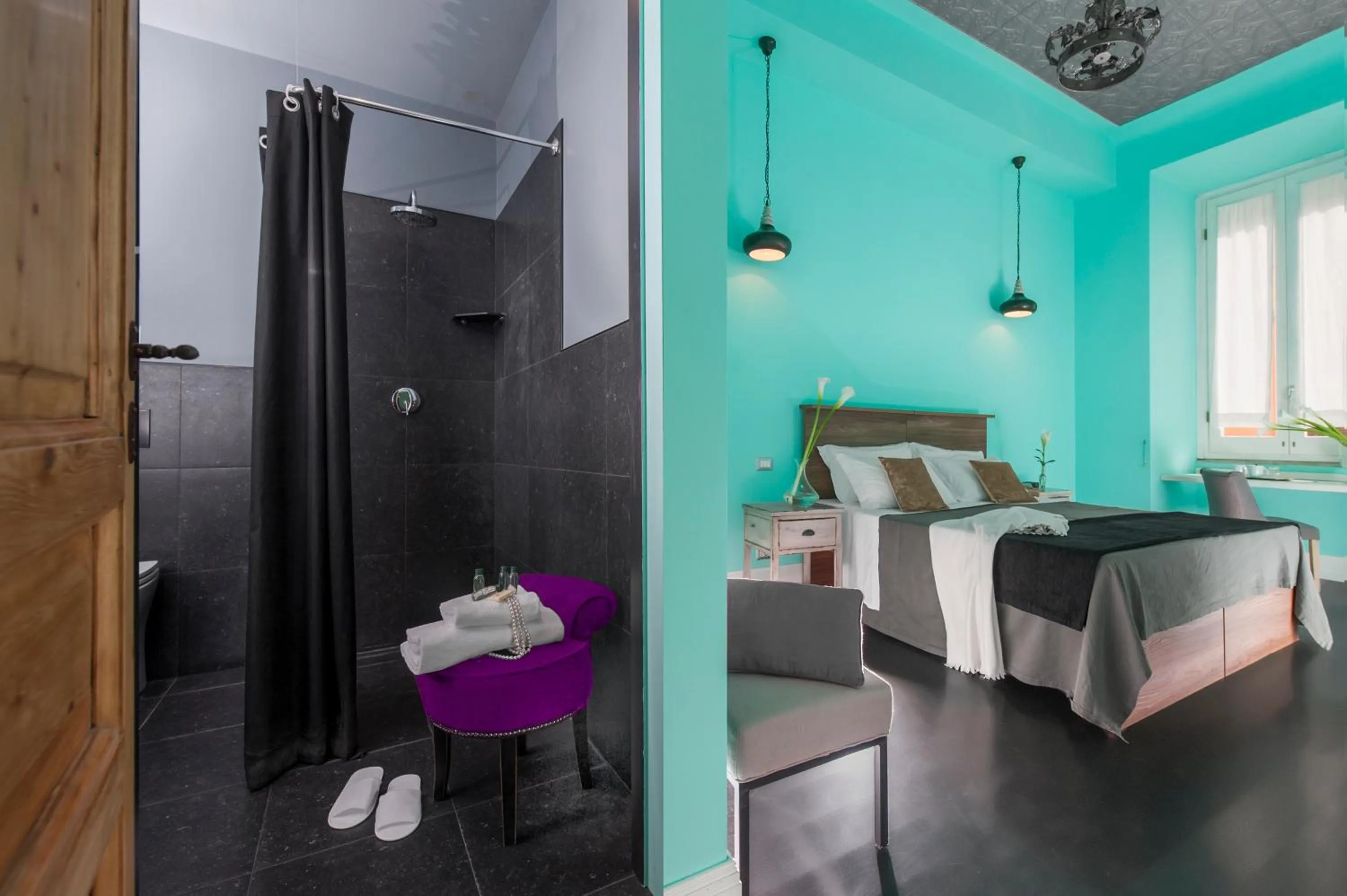 Shower, Bed in Daniele Manin Guesthouse