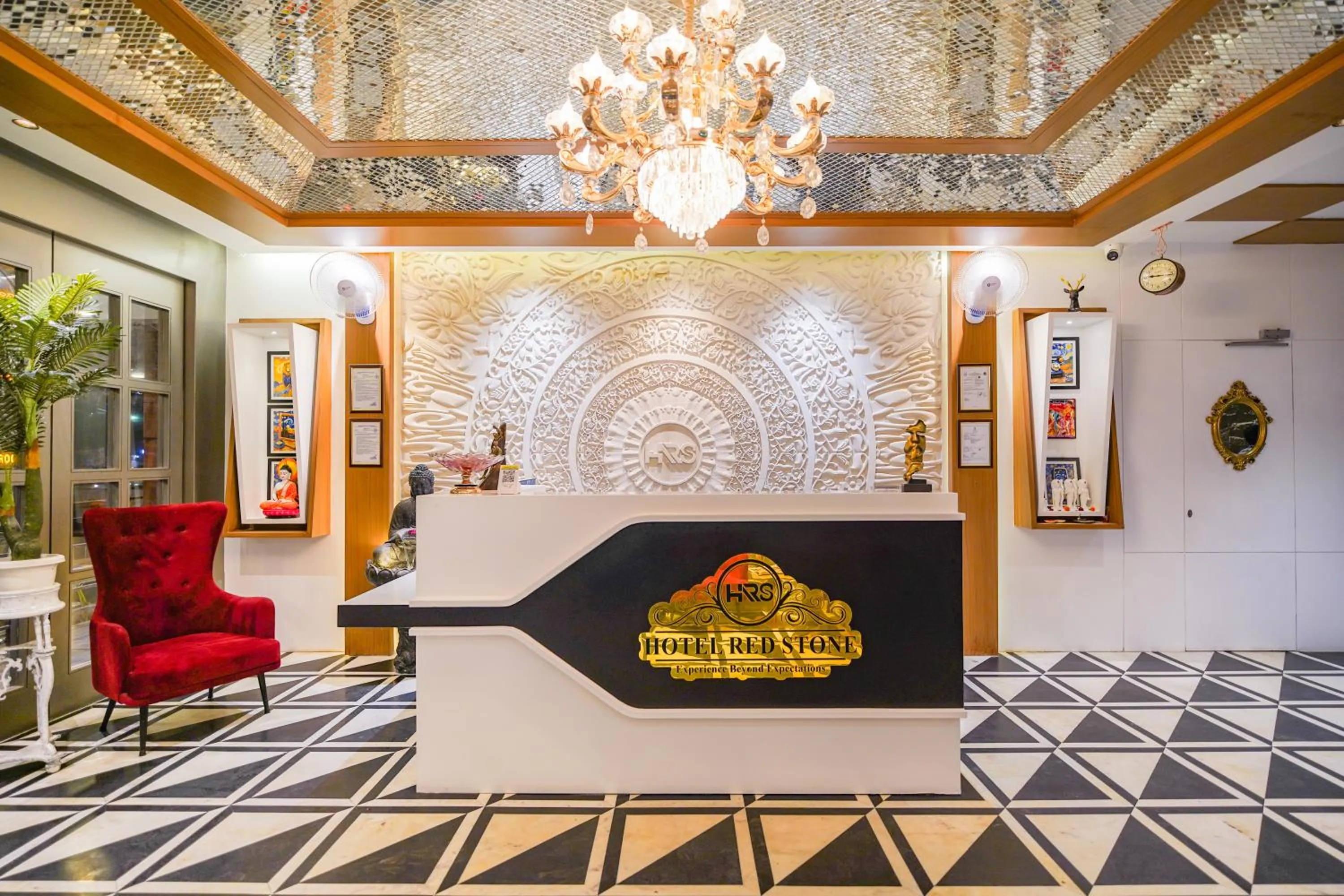 Lobby or reception in Hotel Red Stone