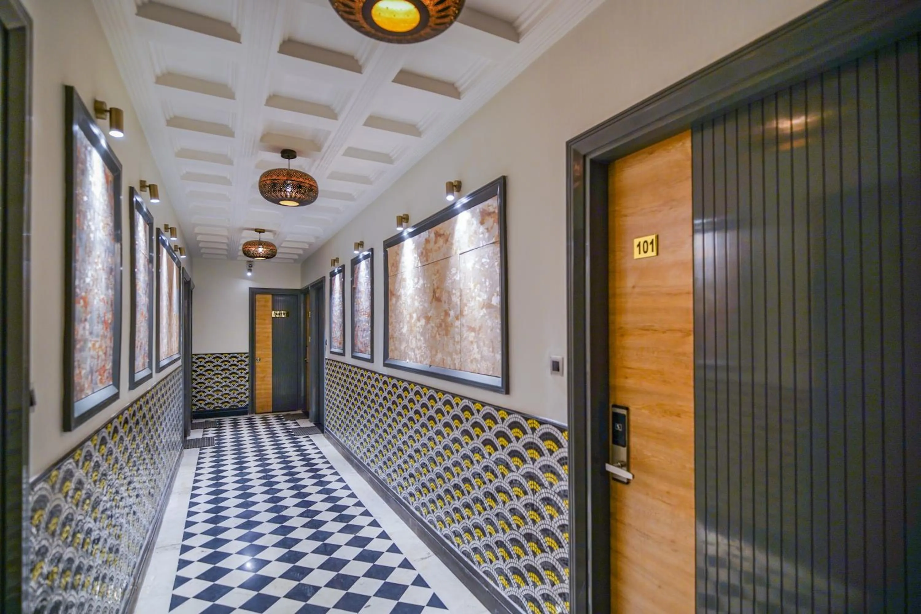 Lobby or reception in Hotel Red Stone