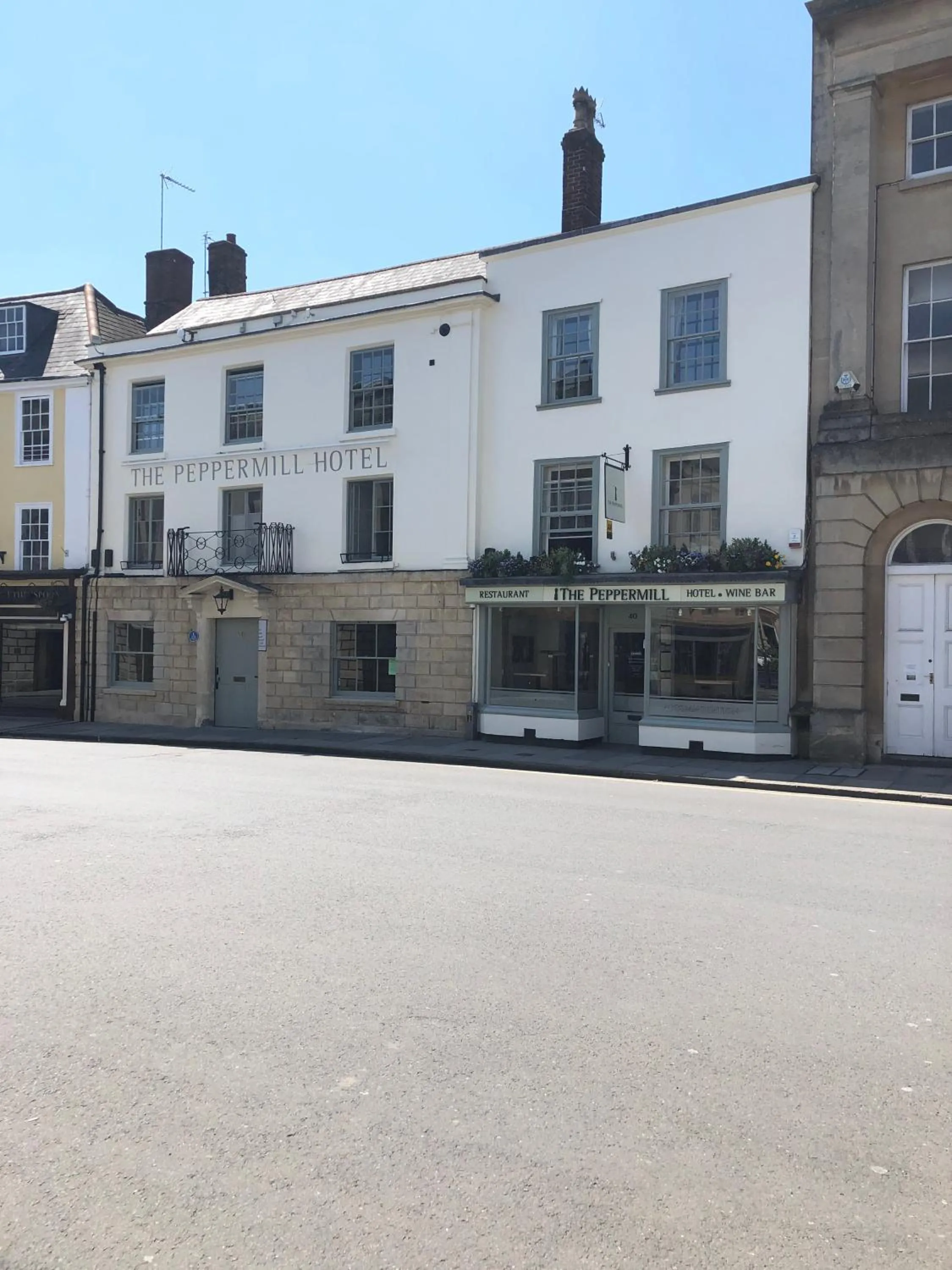 Property building in The Peppermill Town house Hotel & Restaurant