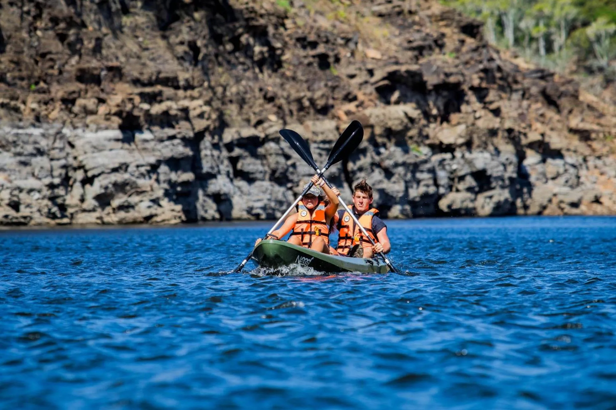 Canoeing in The Ranch House at African Safari Lodge