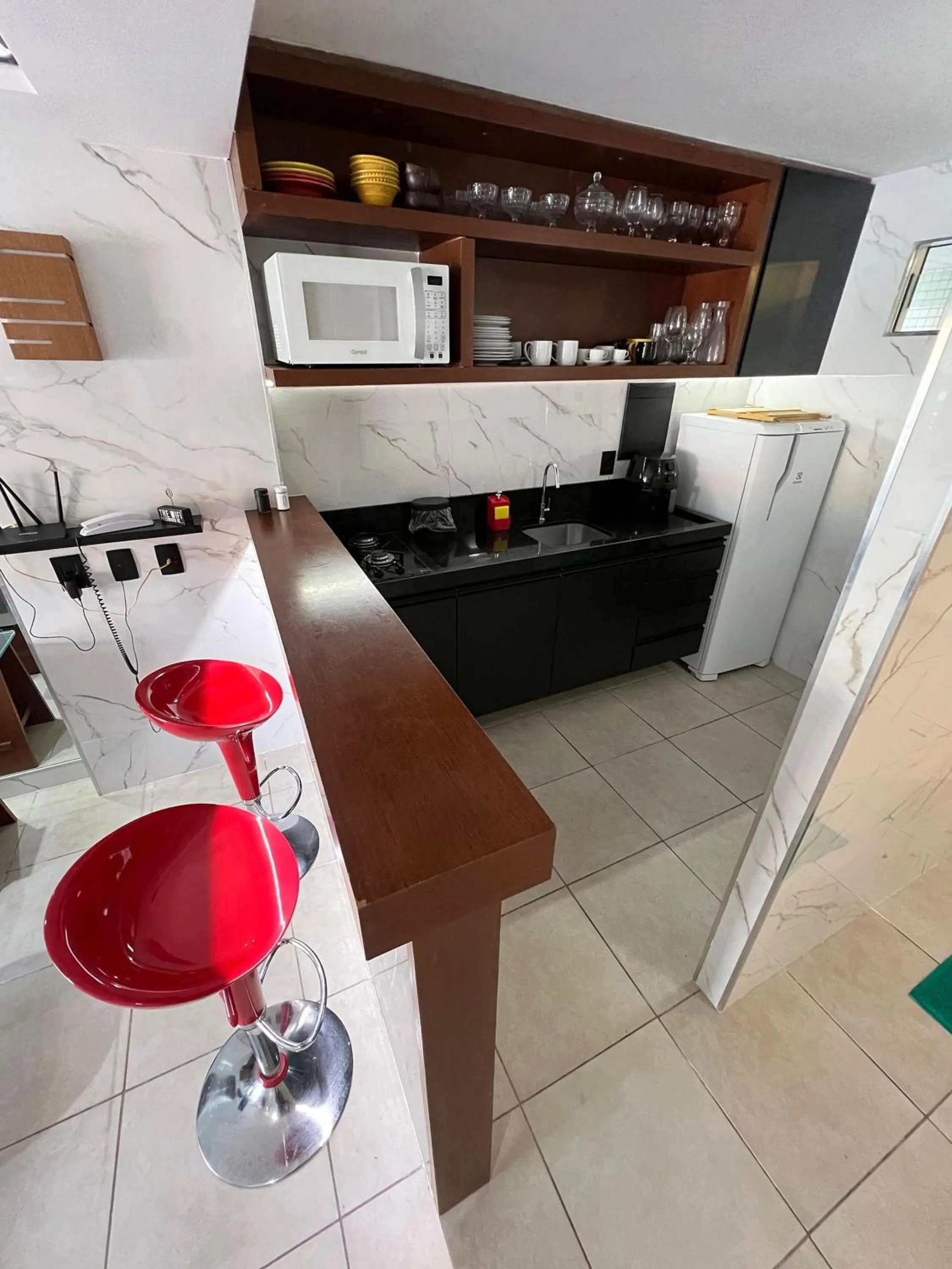 Kitchen or kitchenette in Flat Varandas de Ponta Negra