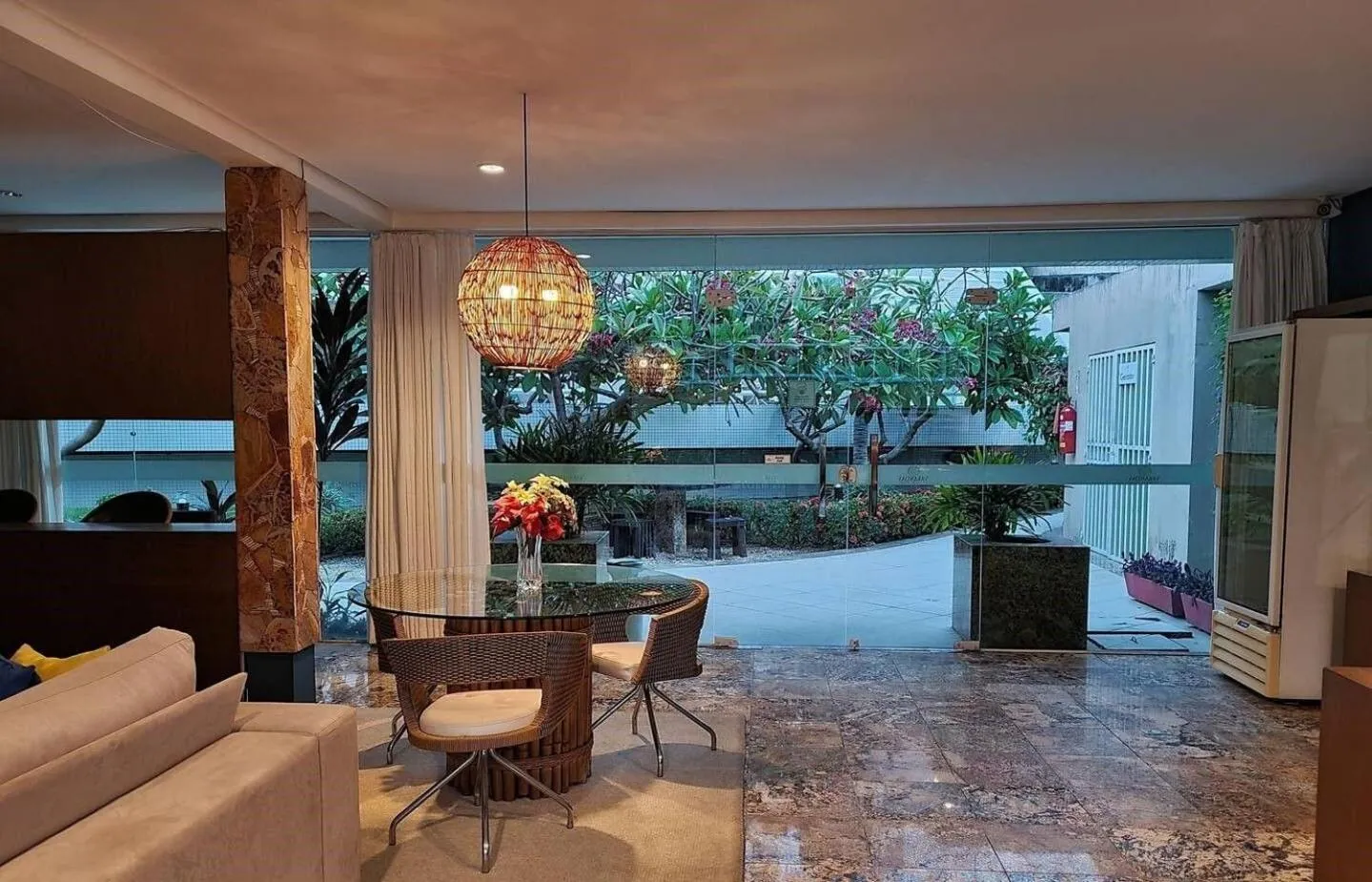 Communal lounge/ TV room in Flat Varandas de Ponta Negra