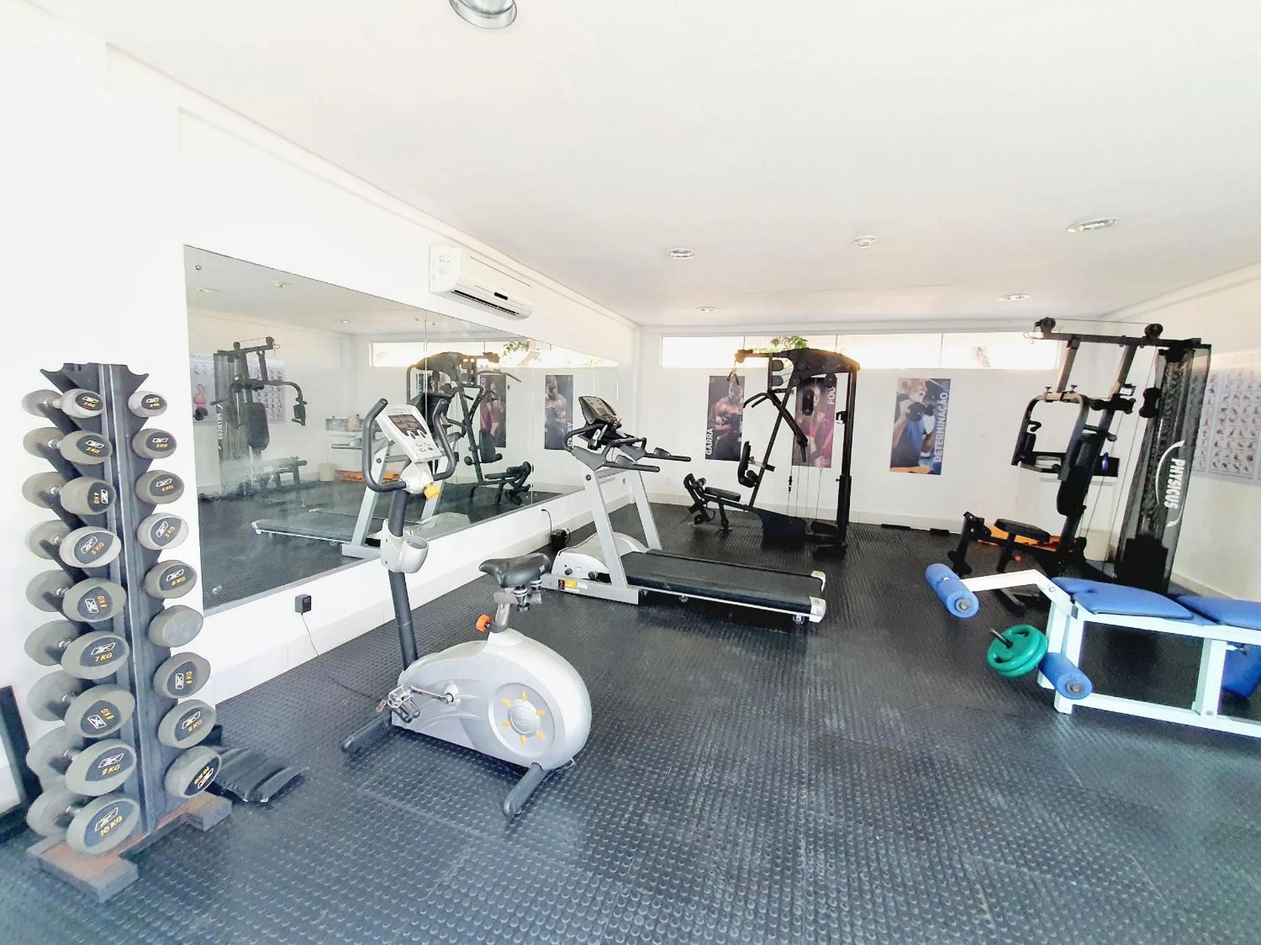 Fitness centre/facilities in Flat Varandas de Ponta Negra