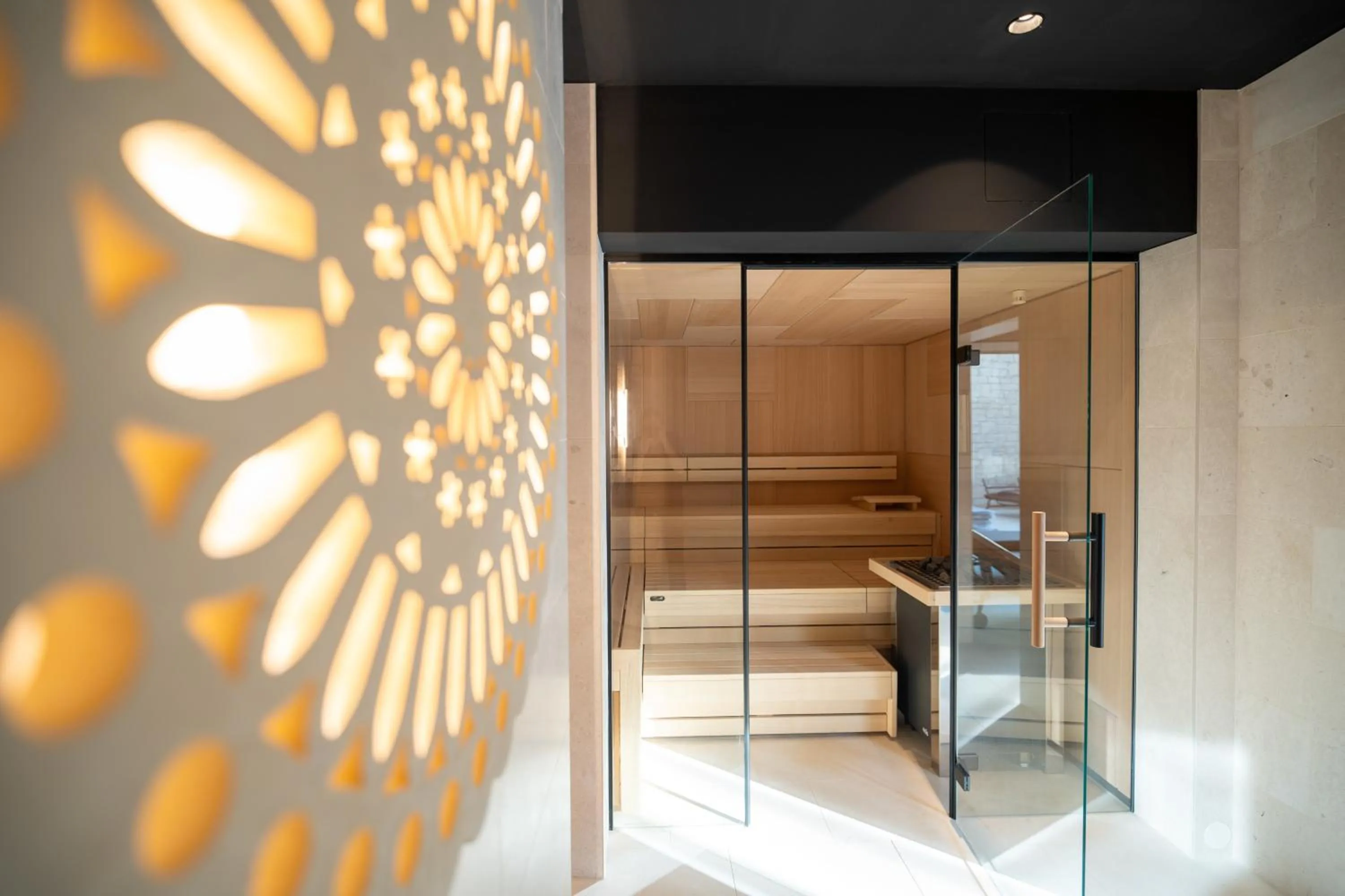 Sauna in Blu Mare Hotel