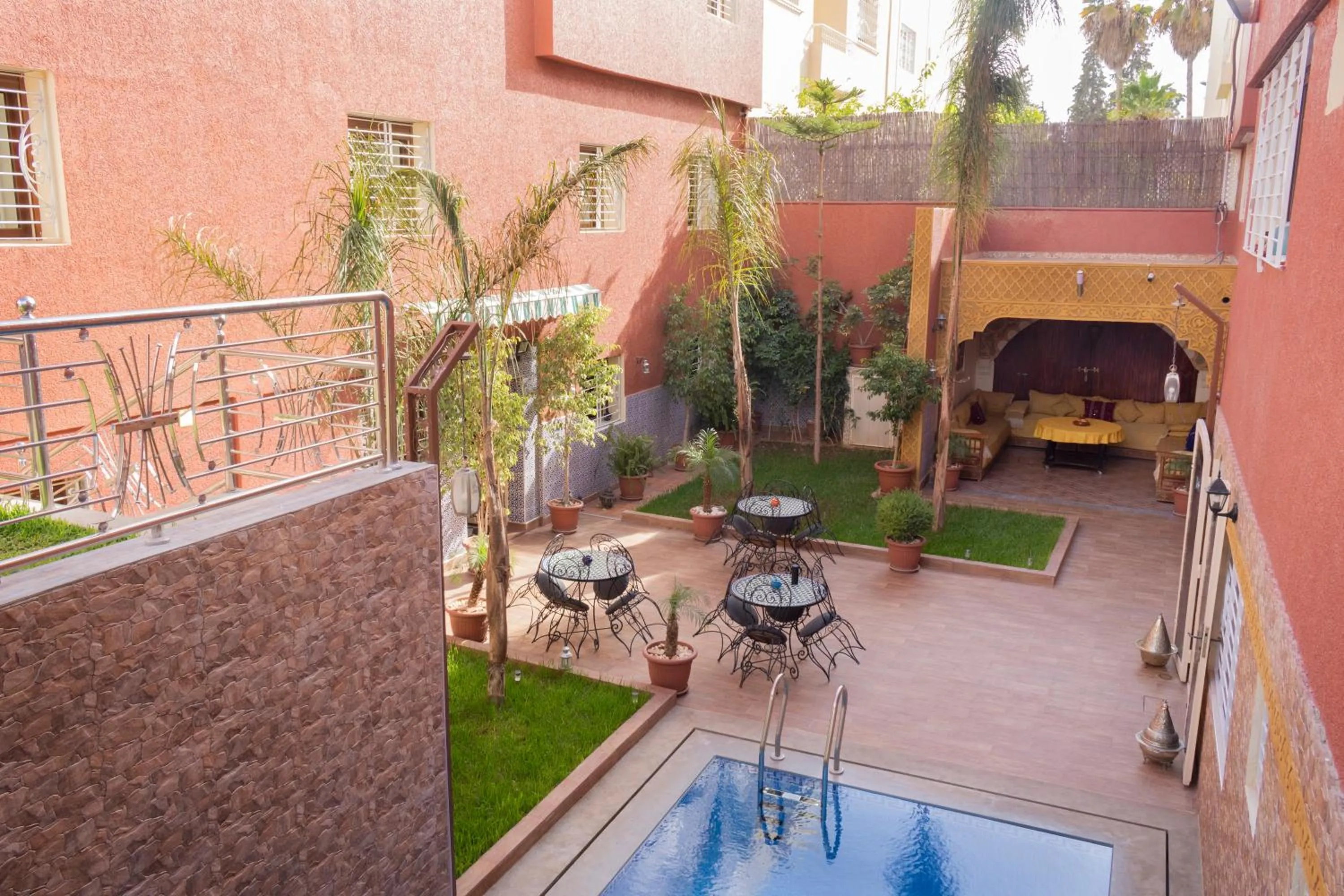 Patio in Riad Mimosa