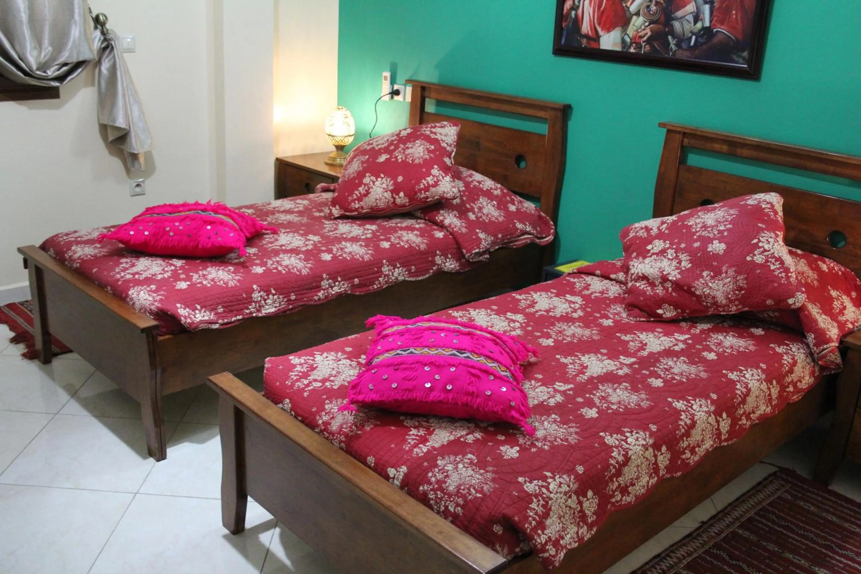 Bedroom, Bed in Riad Mimosa