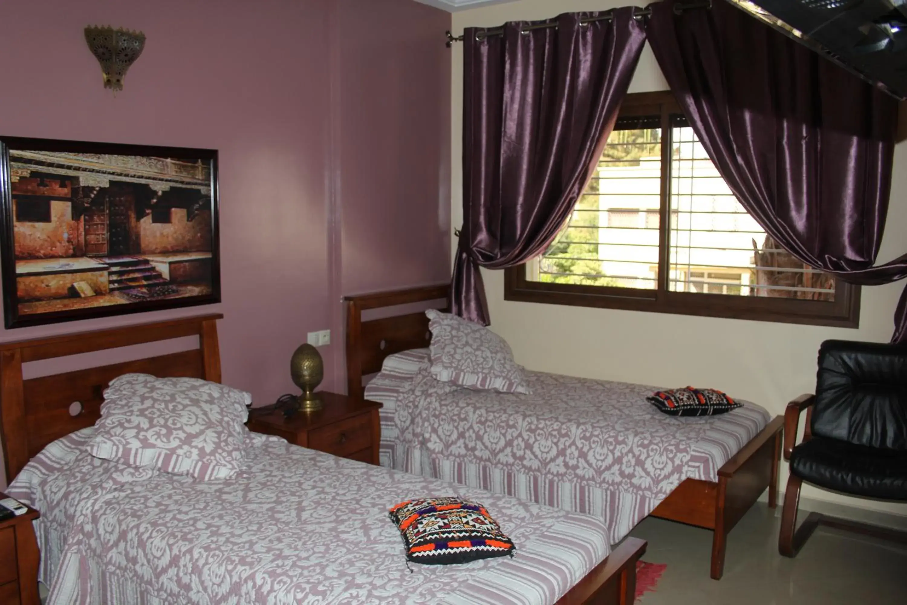 Twin Room in Riad Mimosa Twin Room in Riad Mimosa