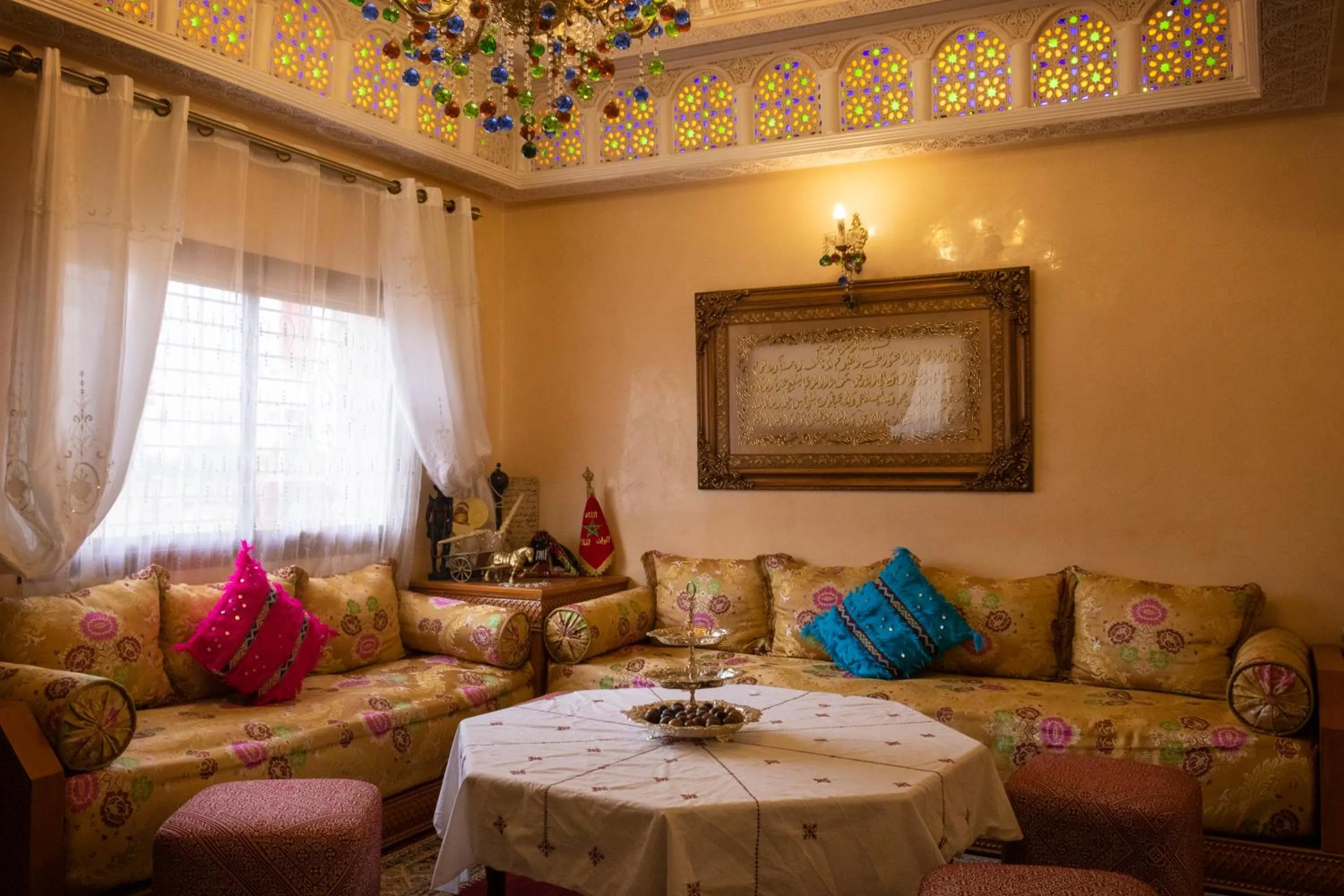 Seating area in Riad Mimosa
