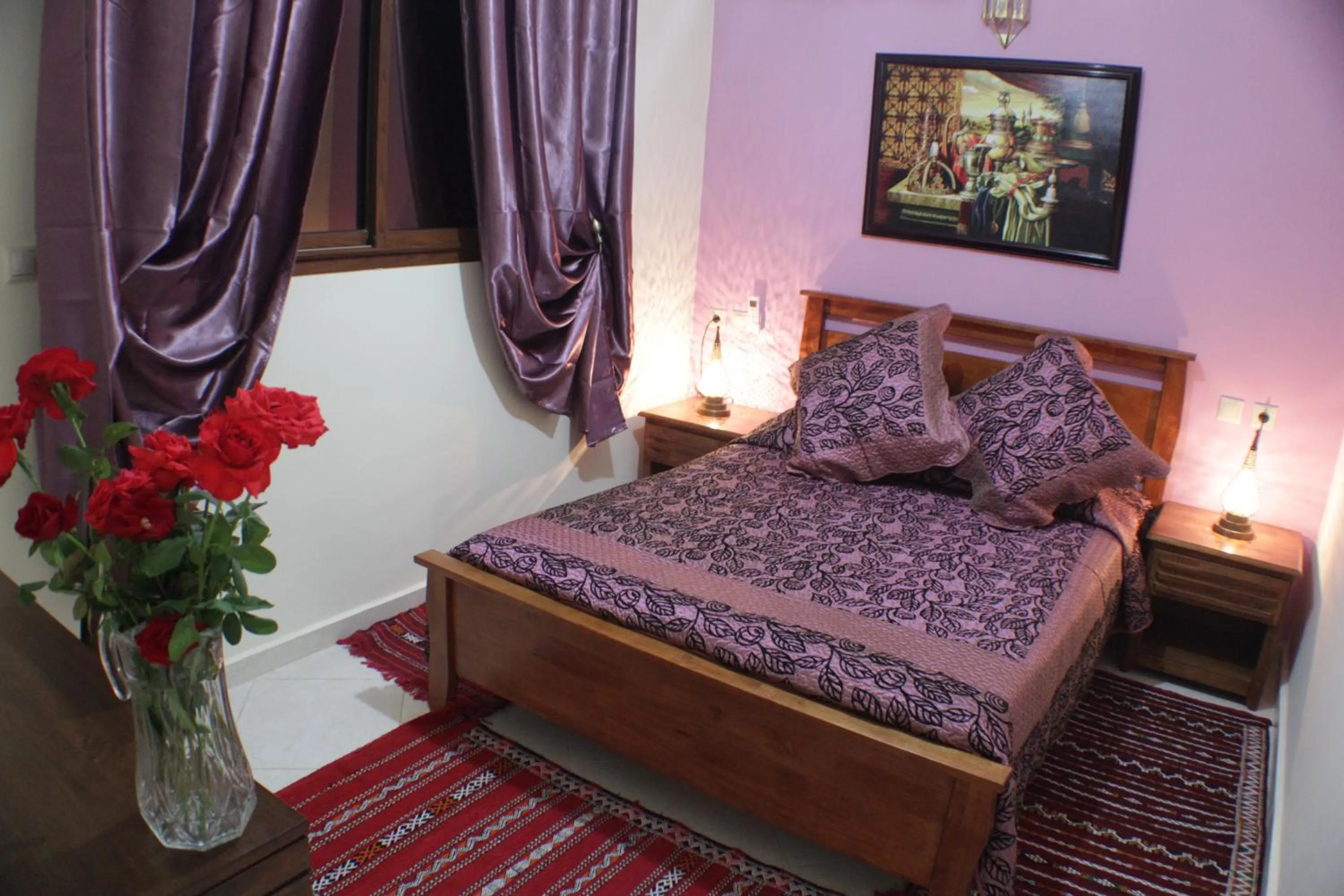 Bed in Riad Mimosa