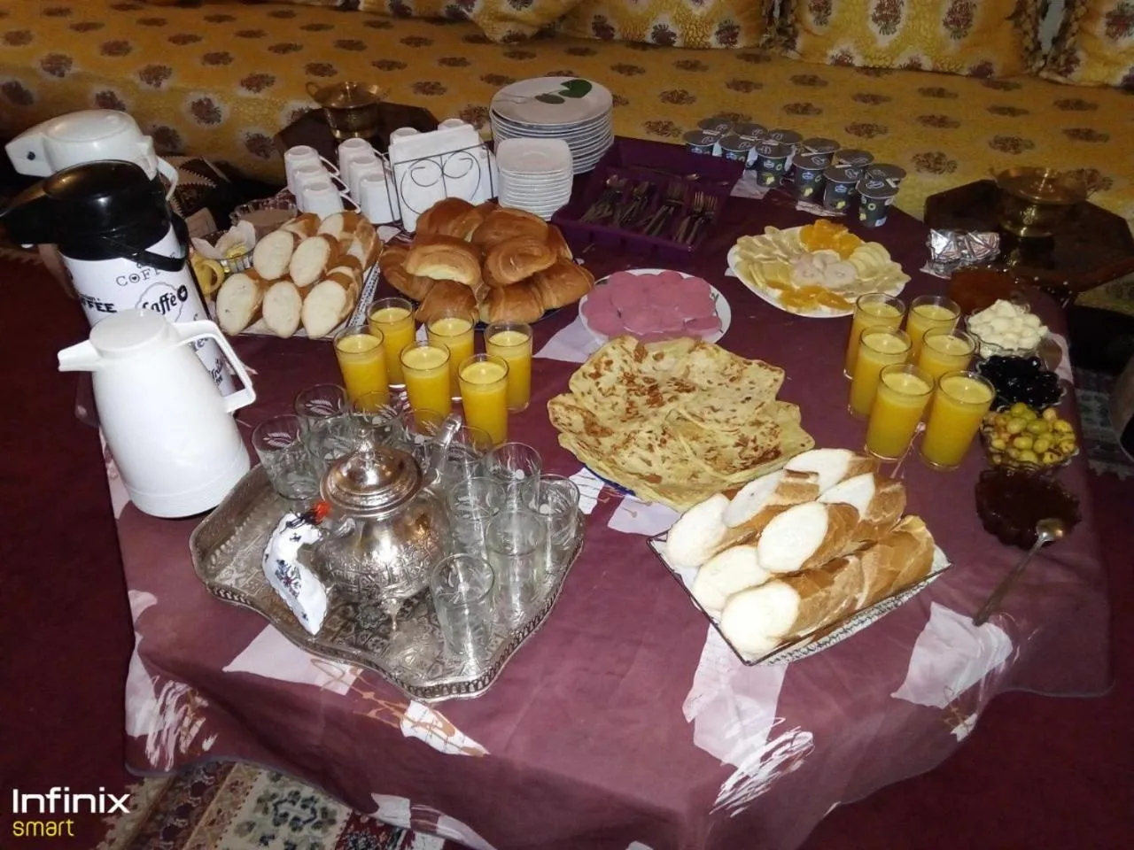 Food and drinks in Riad Mimosa