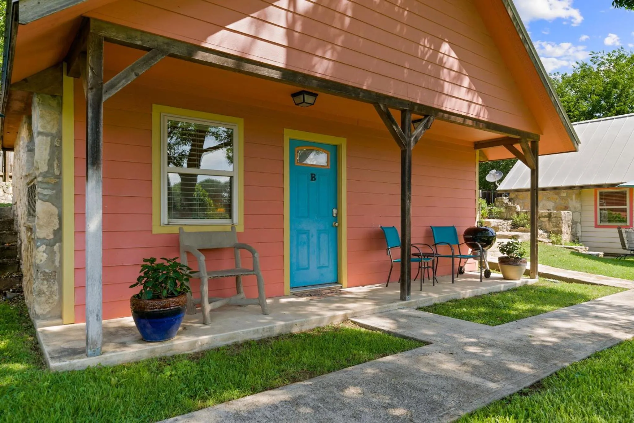 Property building in Blanco Riverside Cottages