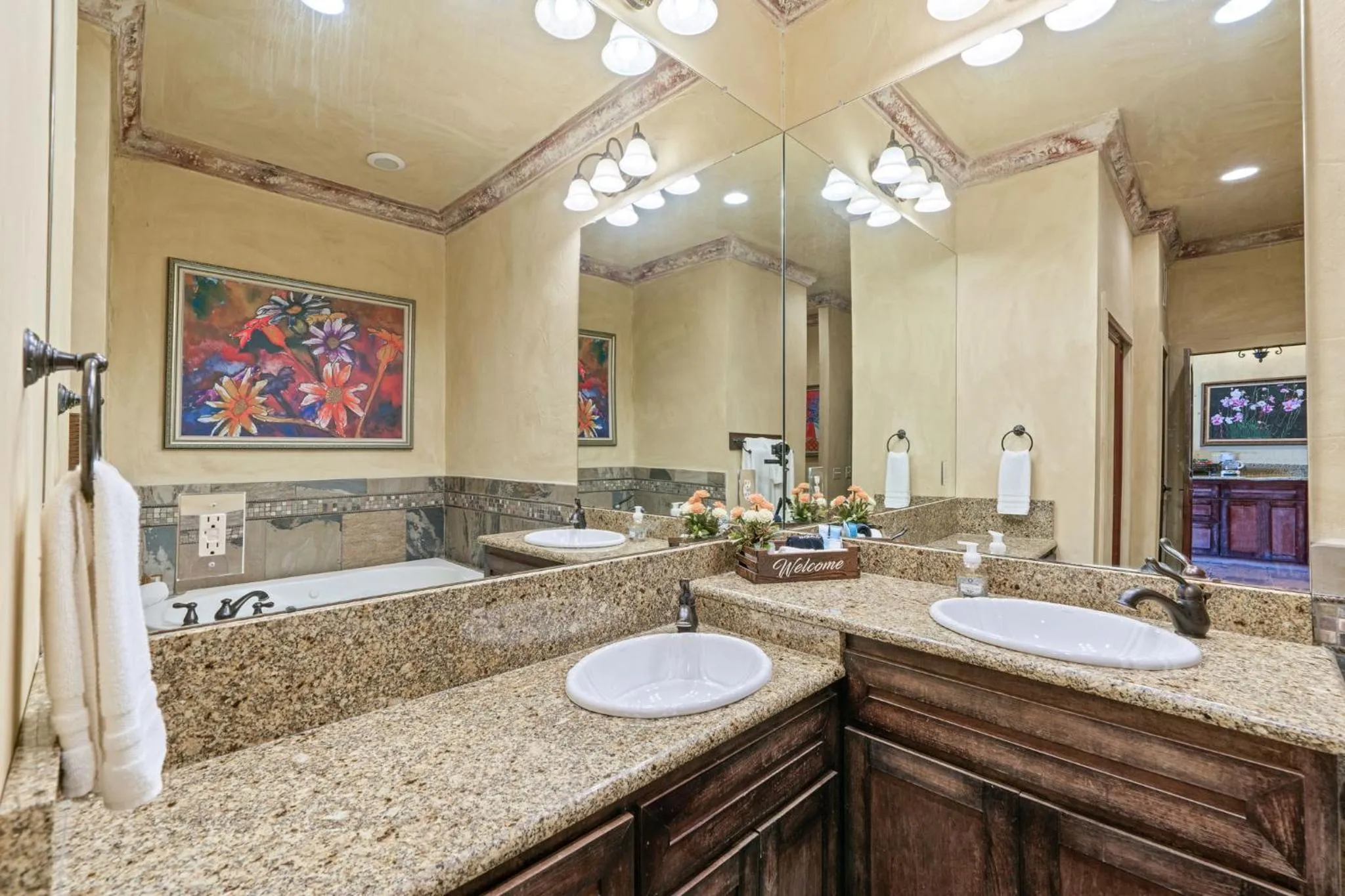 Bathroom in Blanco Riverside Cottages