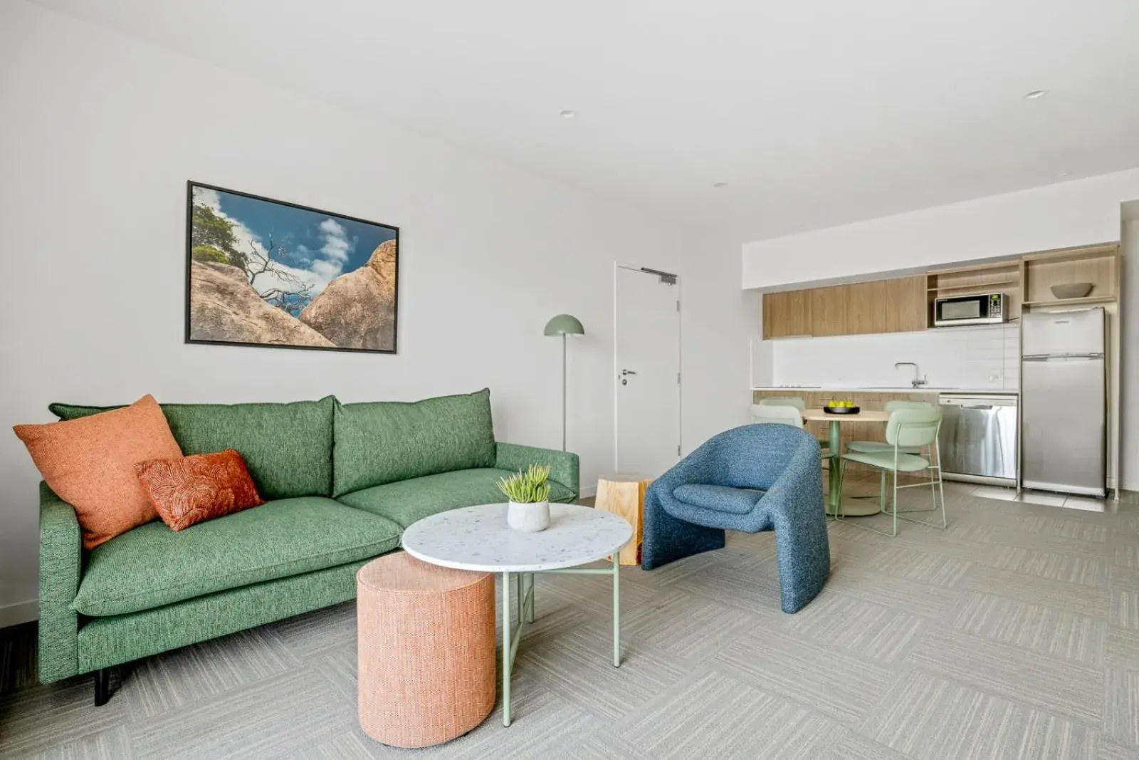 Living room in Quest Townsville on Eyre Living room in Quest Townsville on Eyre