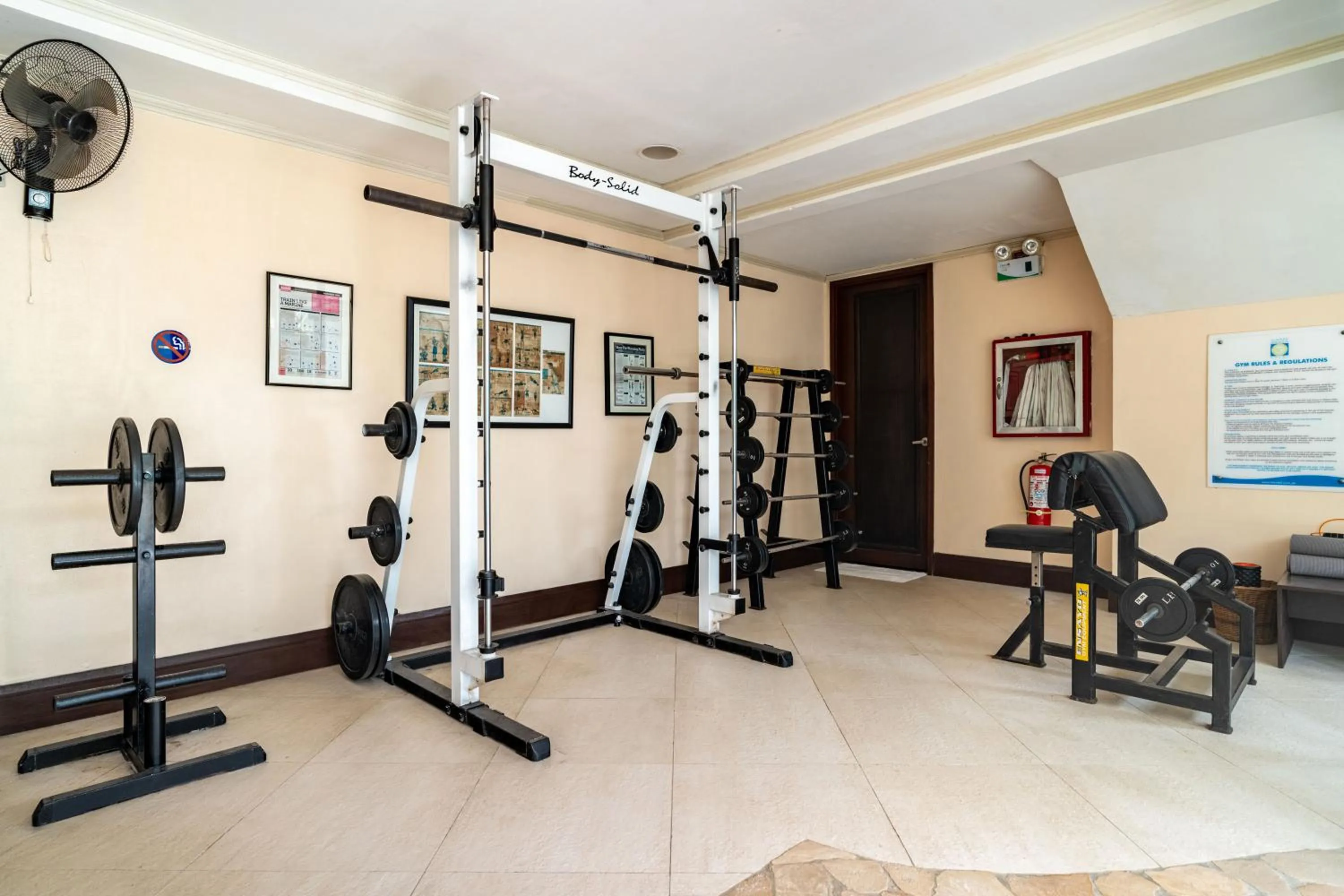 Fitness centre/facilities in Le Soleil de Boracay Hotel