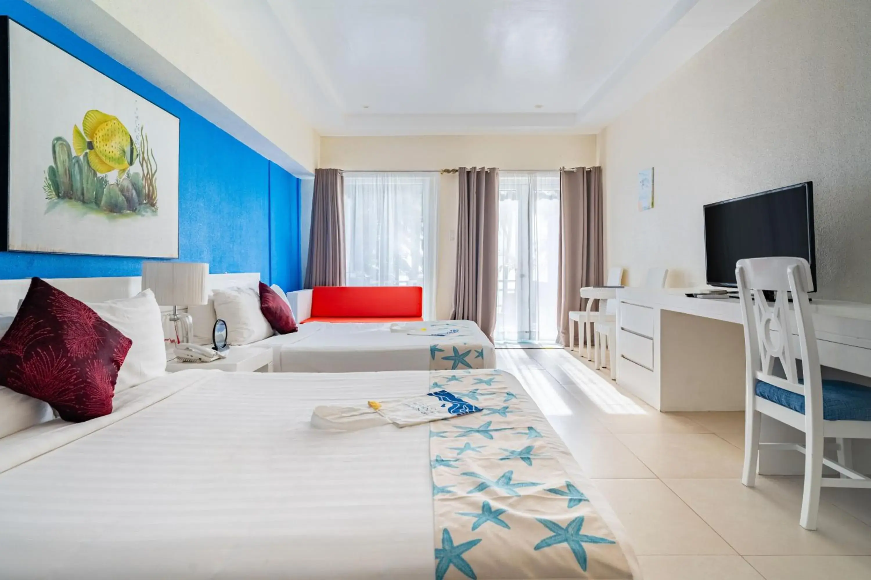 Premier Room with Sea View in Le Soleil de Boracay Hotel Premier Room with Sea View in Le Soleil de Boracay Hotel