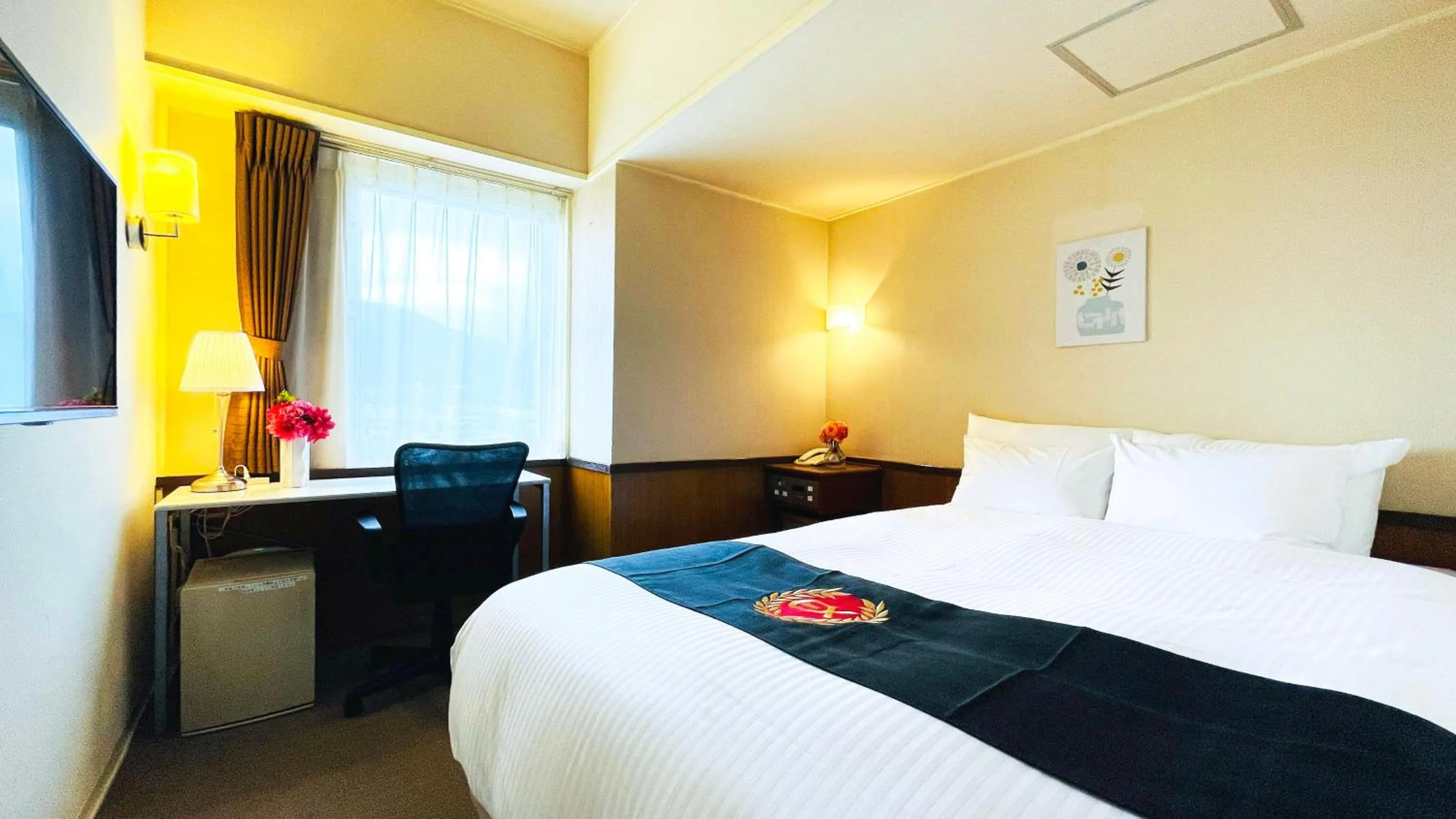 Bed in Grand Park Hotel EX Fukushimaebisu