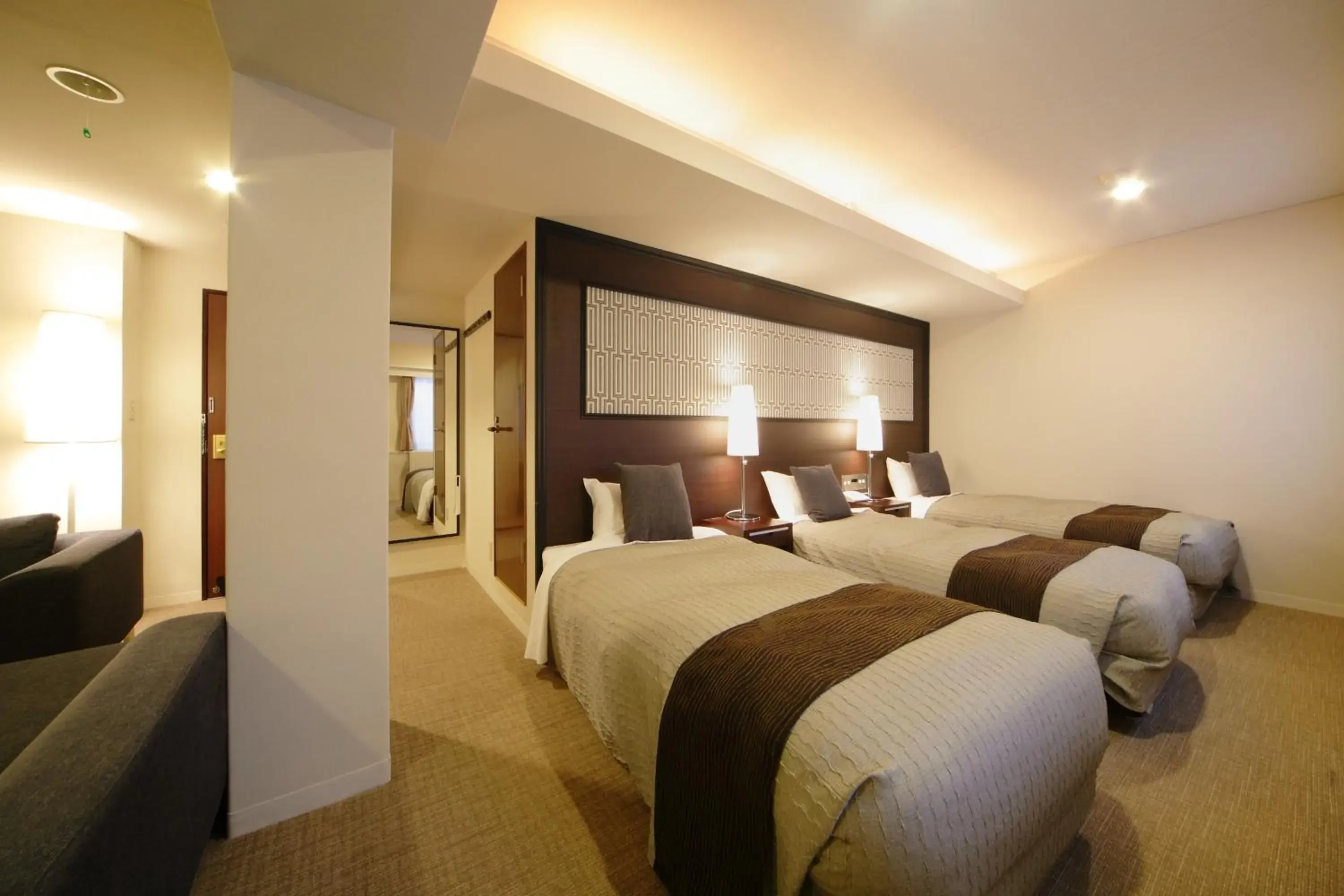 Photo of the whole room, Bed in Grand Park Hotel EX Fukushimaebisu Photo of the whole room, Bed in Grand Park Hotel EX Fukushimaebisu