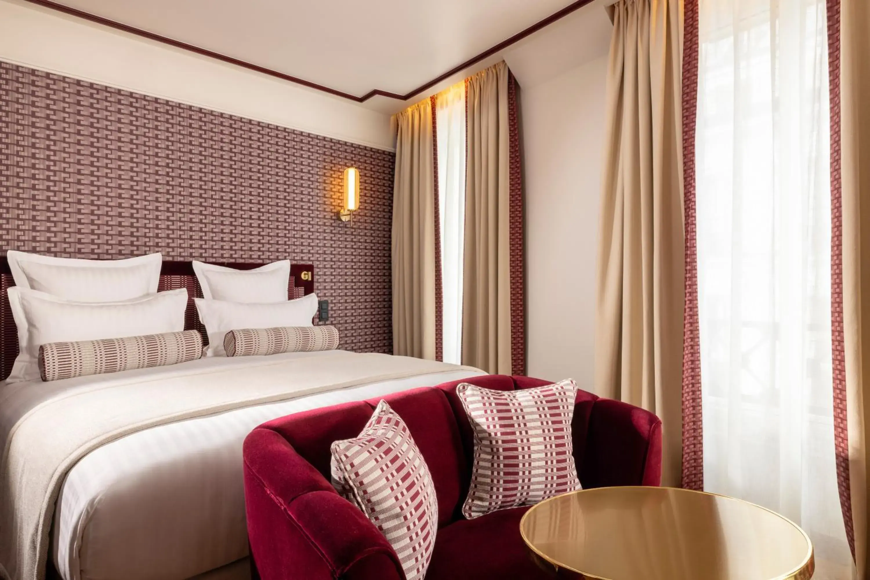 Deluxe Double Room with Balcony in Hôtel Filigrane & Spa Deluxe Double Room with Balcony in Hôtel Filigrane & Spa