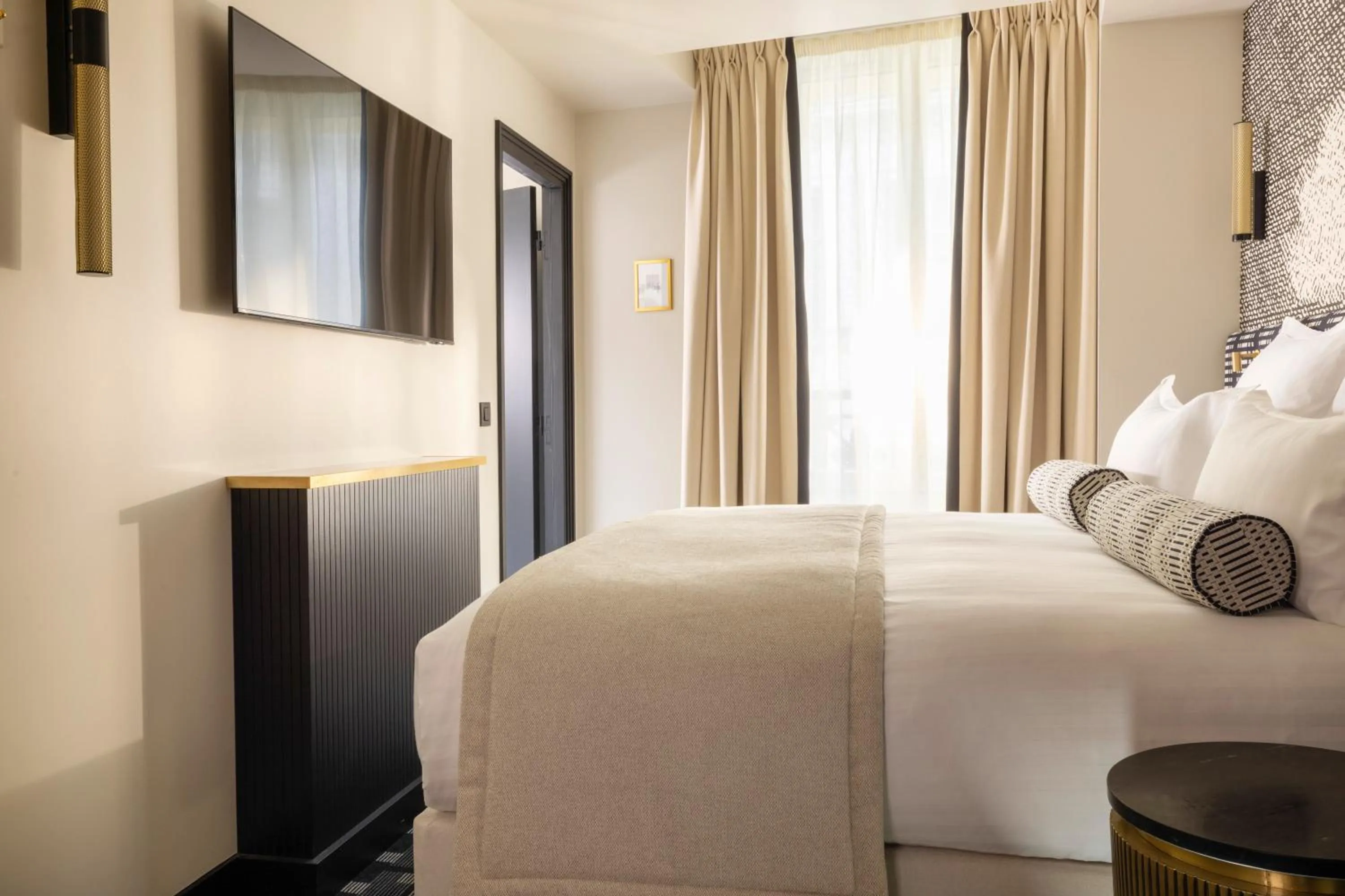 Bed in Hôtel Filigrane & Spa