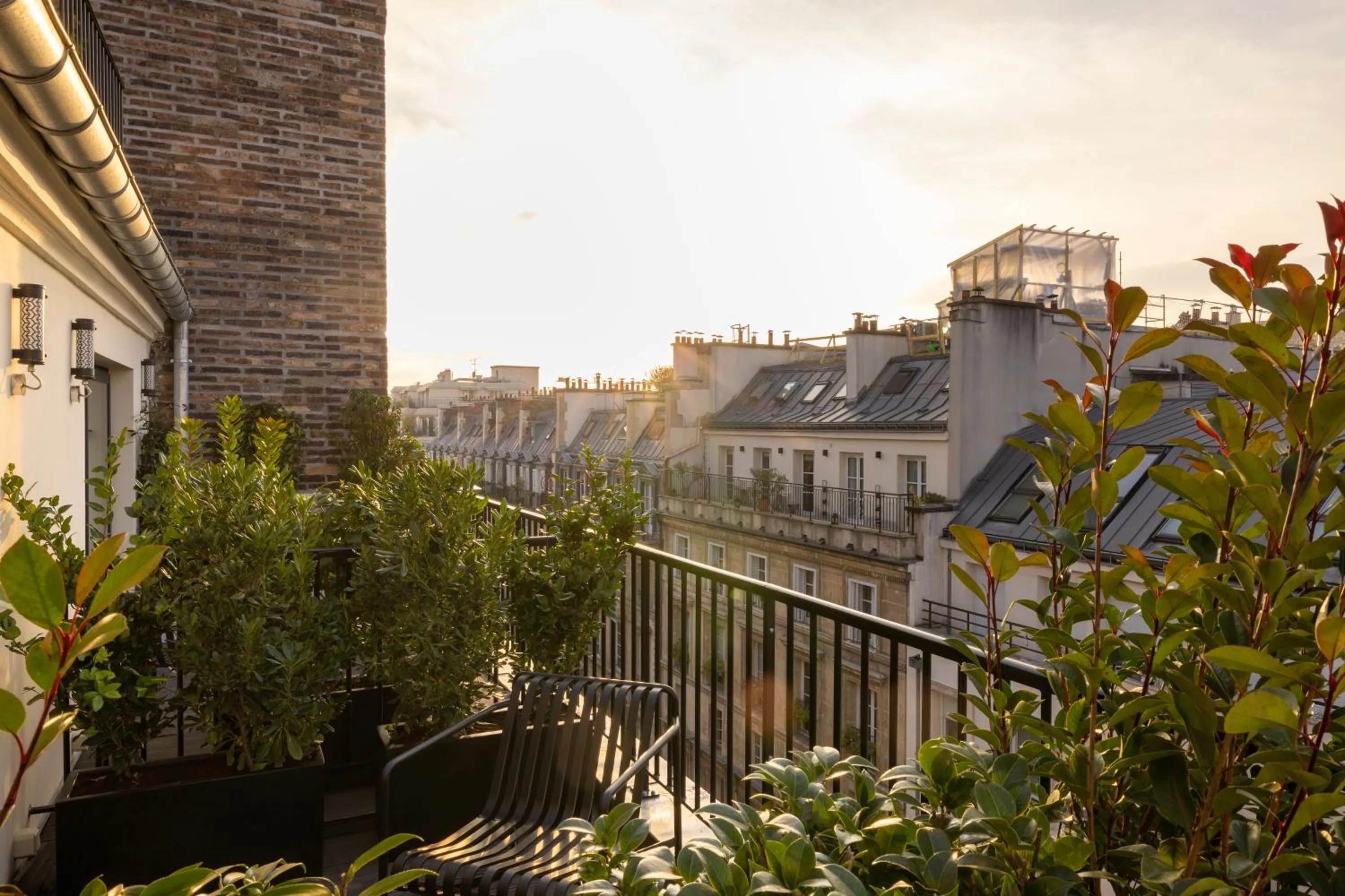 Balcony/Terrace in Hôtel Filigrane & Spa