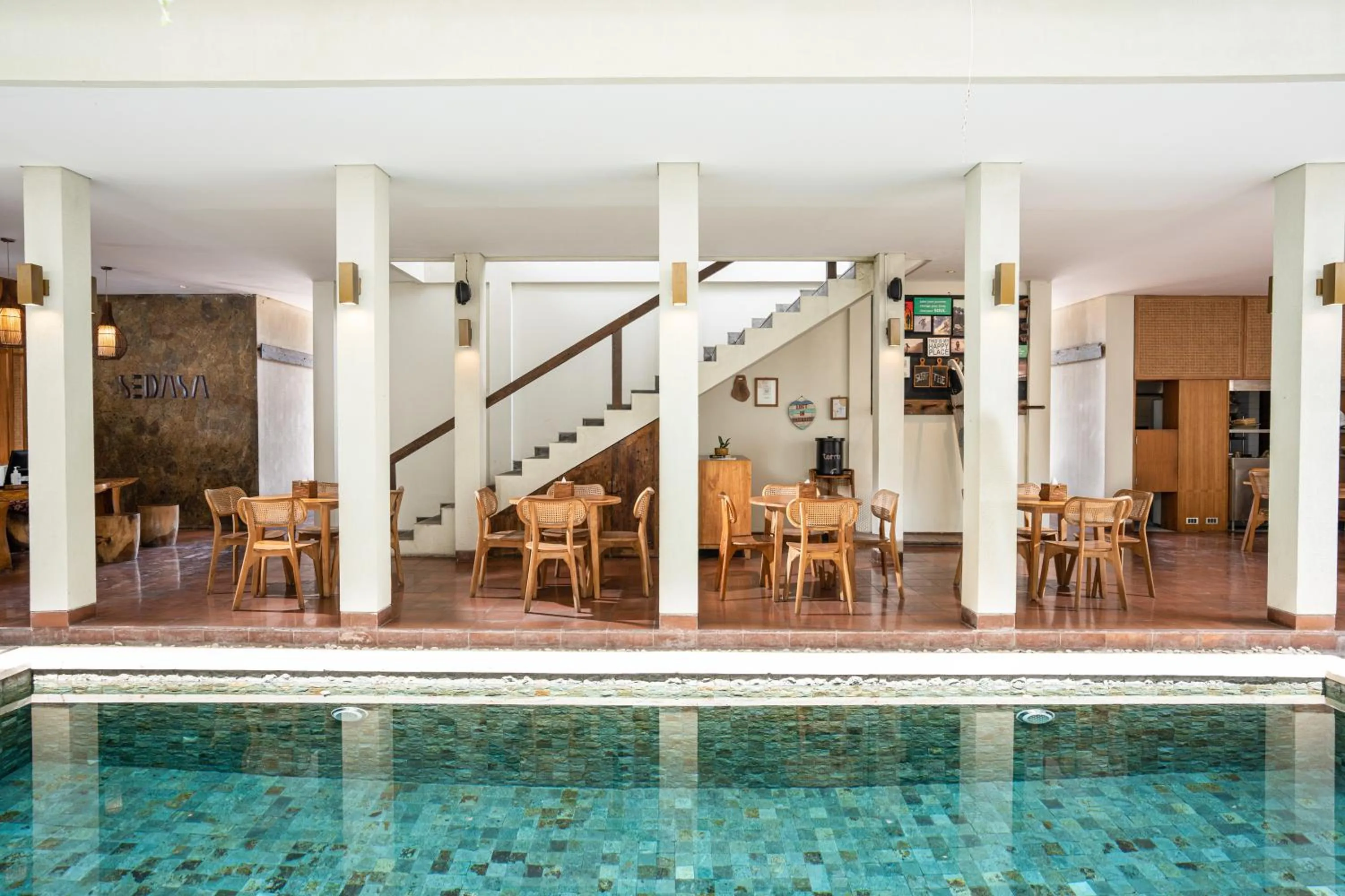 Swimming pool in Sedasa Lodge