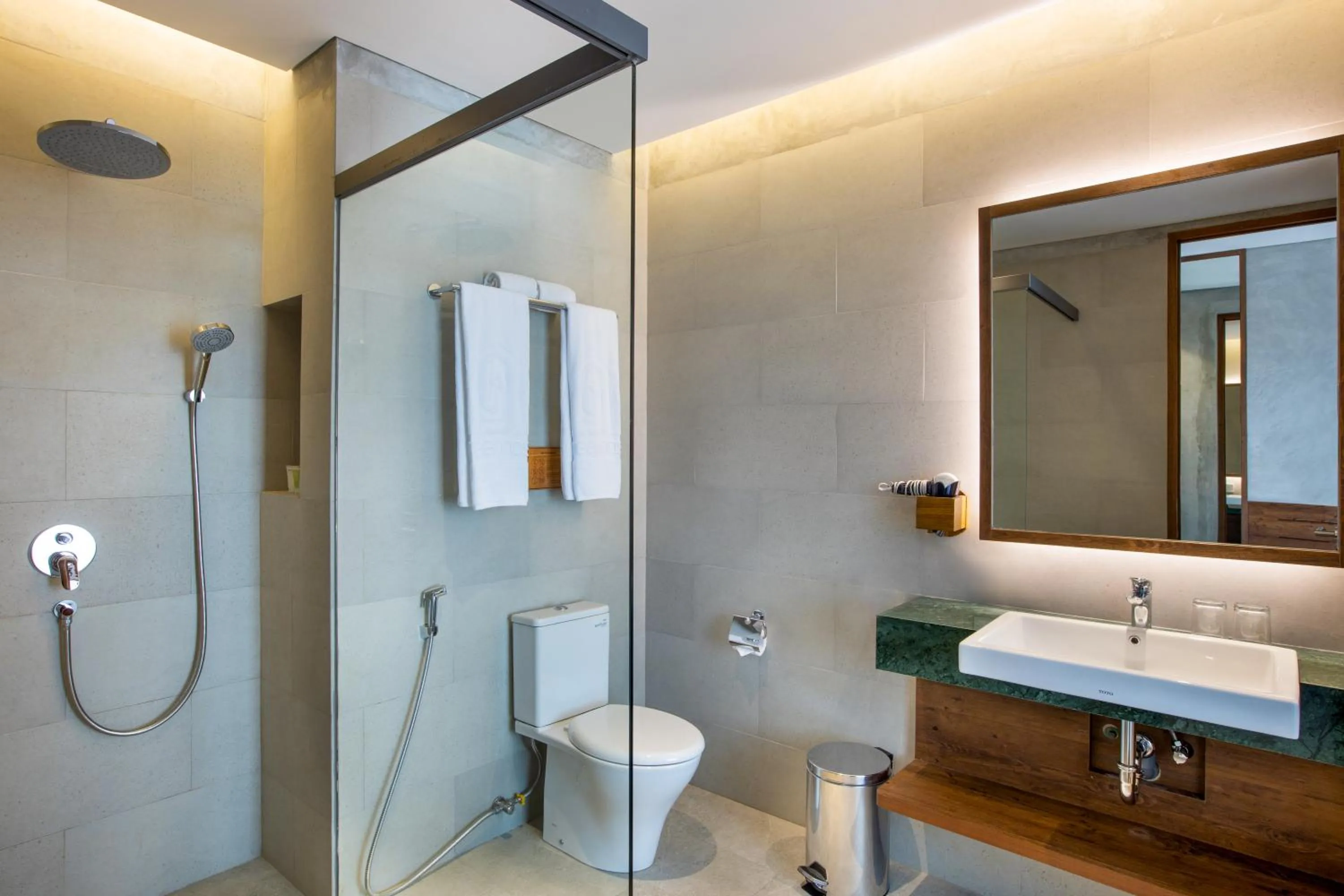 Shower in Greenhost Boutique Hotel Prawirotaman