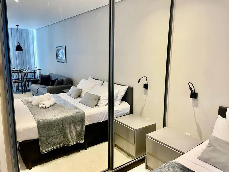 Bed in PA2412 I Lindo Studio 37 Mts2 na Avenida Paulista