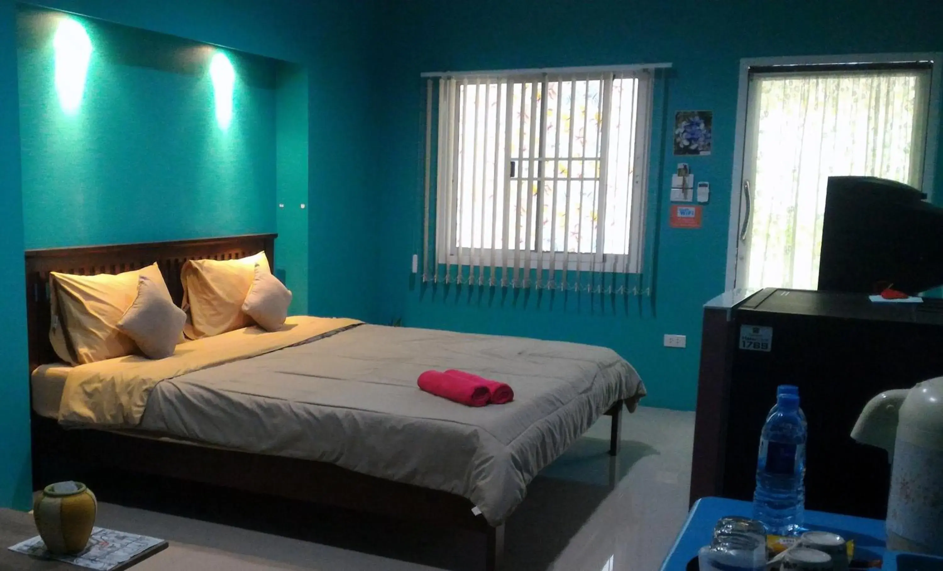 Decorative detail, Bed in Baan Benjathip Decorative detail, Bed in Baan Benjathip